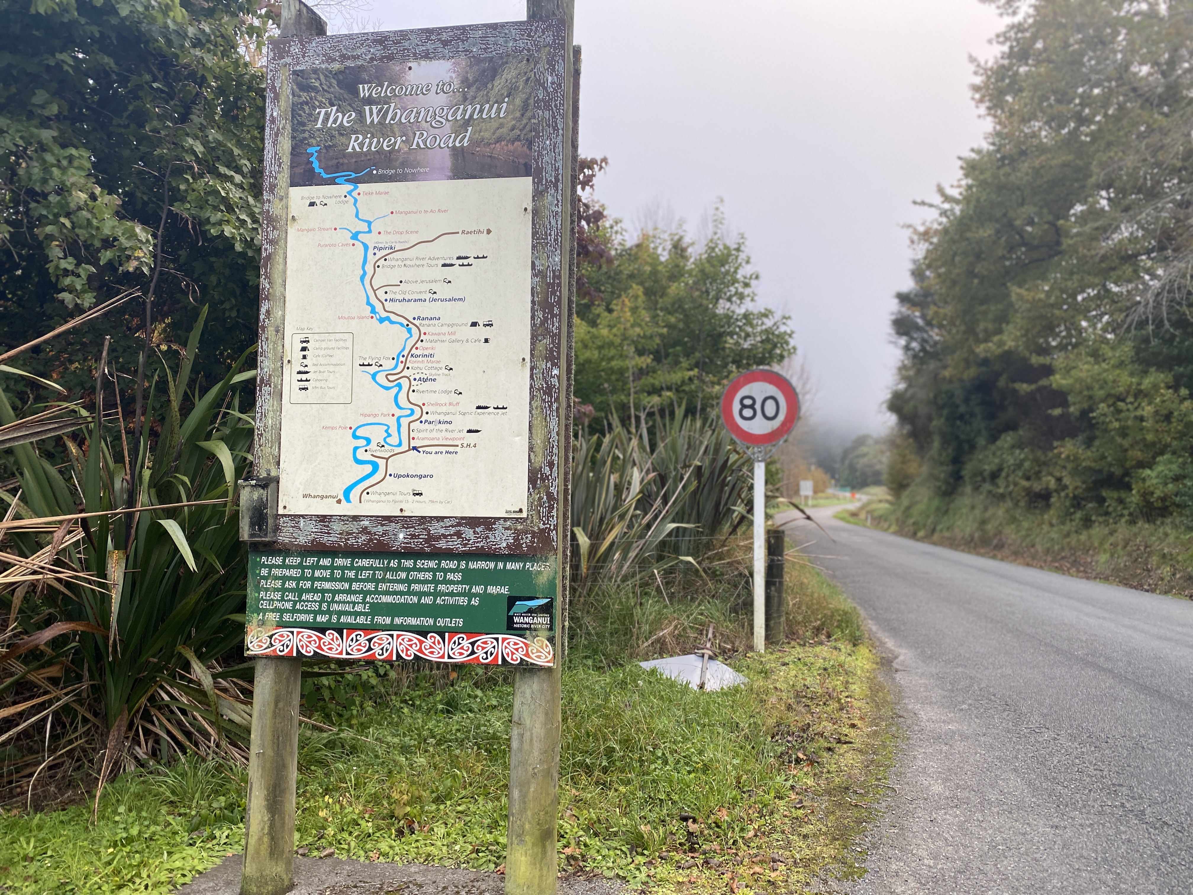 Whanganui's daily mail run doubles as a guided tour of Whanganui River Road. 
Photo / Supplied