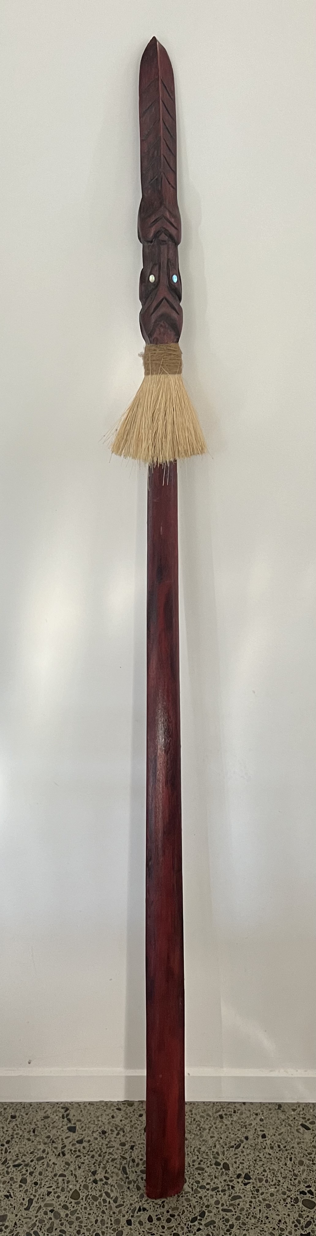 A carving by Watson that will appear in the exhibit. Photo / Supplied