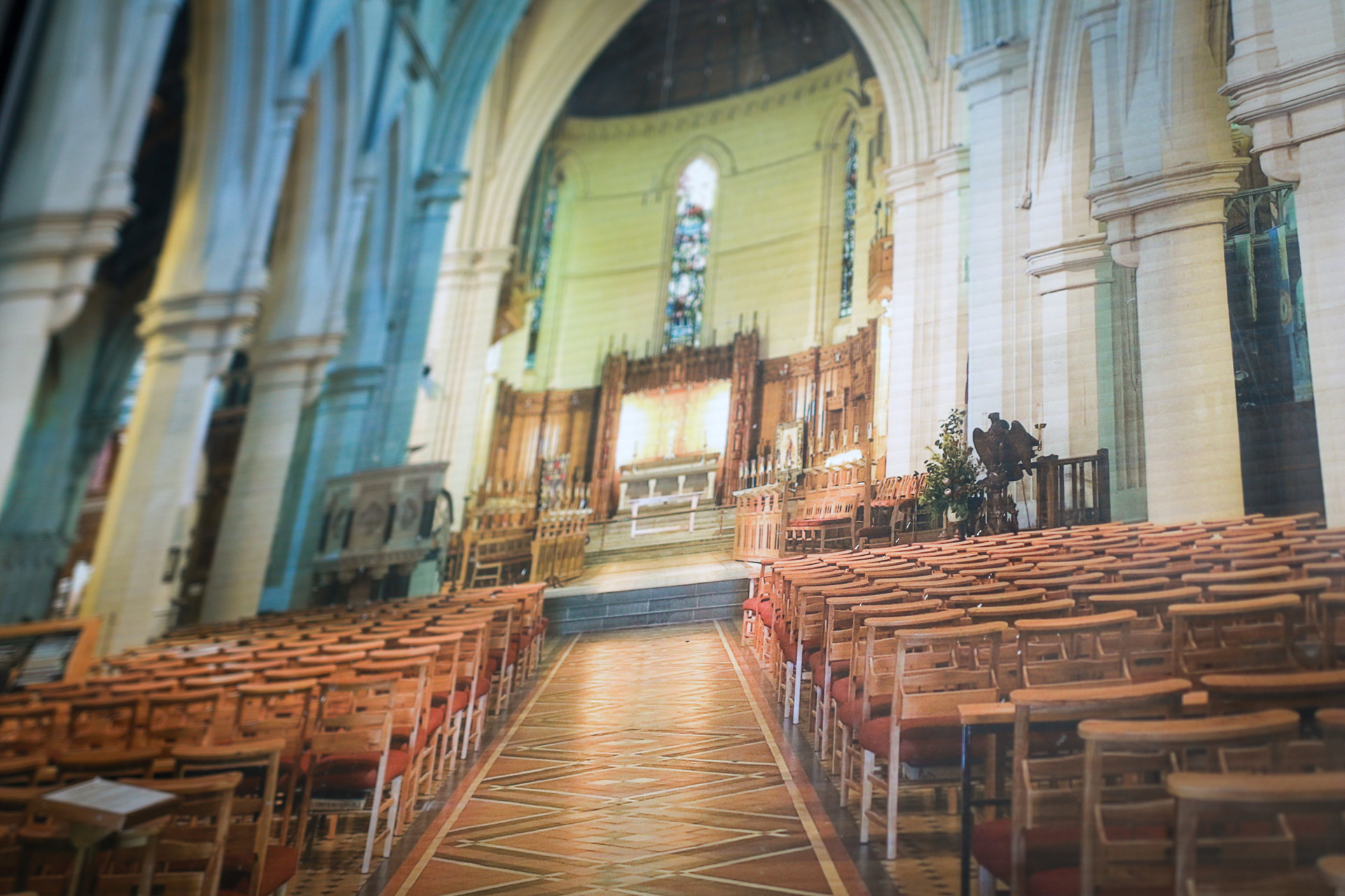 The interior of the Christ Church Cathedral before it collapsed. Photo / Logan Church