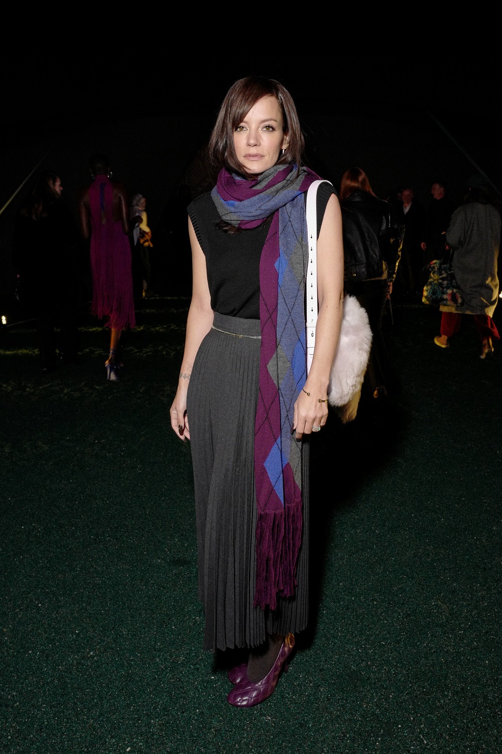 Lily Allen attends the Burberry Winter 2024 show during London Fashion Week. Photo / Getty Images