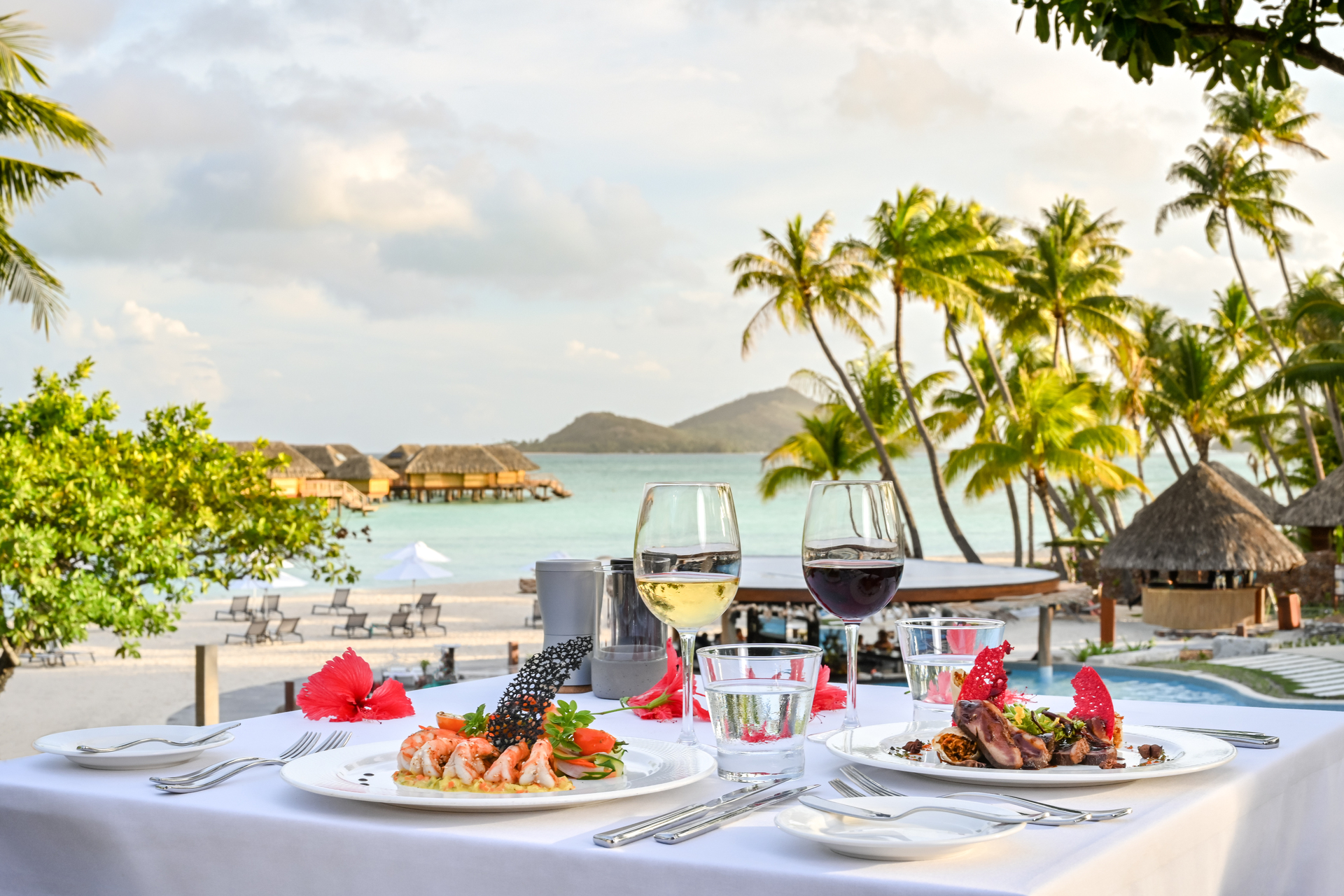 Bora Bora is where unforgettable island escapes meet heavenly island cuisine. Photo / Stephane Mailion Photography