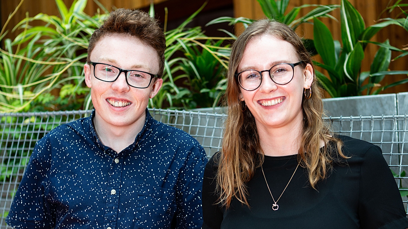 Luke Campbell and Lucy Turner, co-founders of Vxt. Photo / Supplied