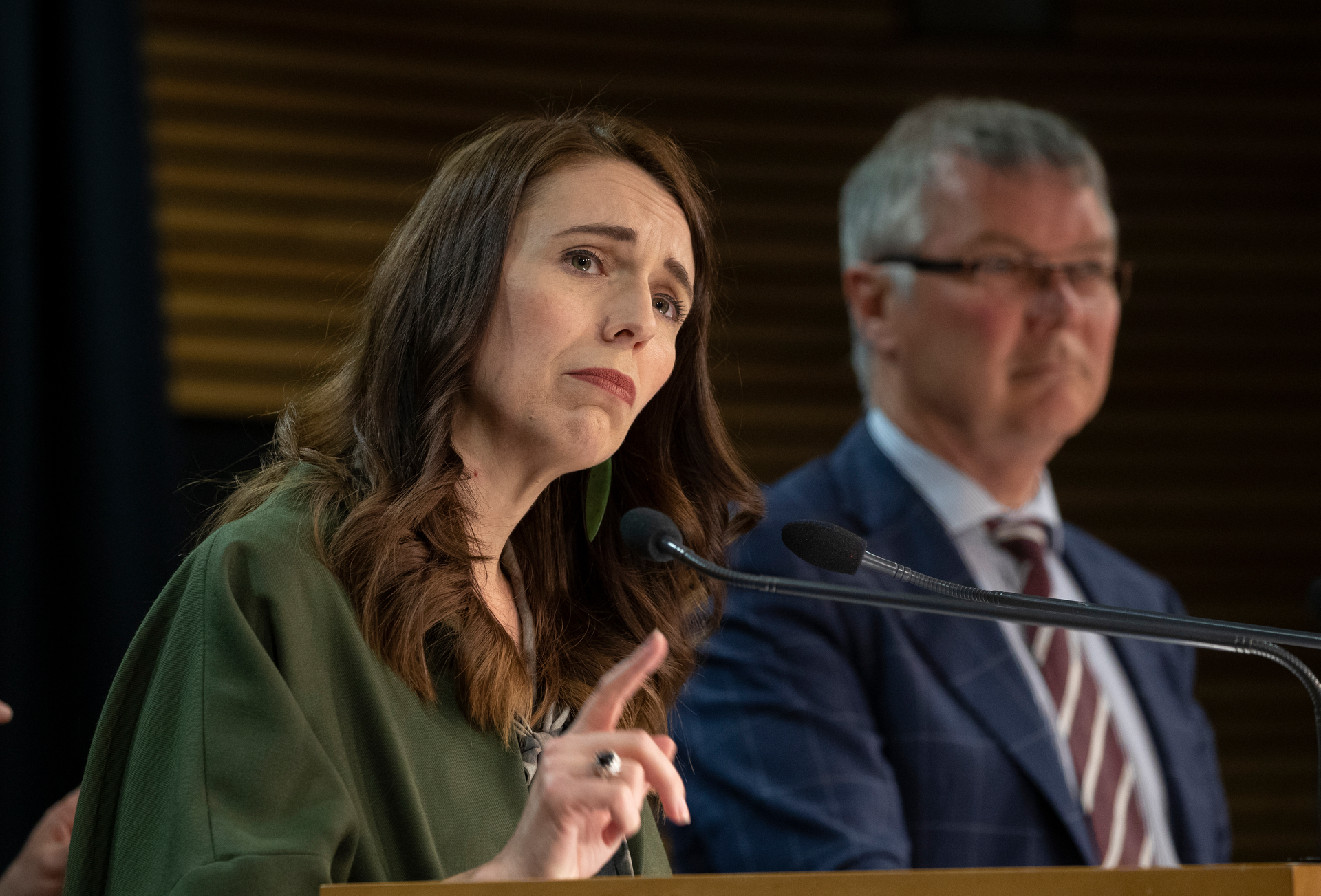 Prime Minister Jacinda Ardern and Revenue Minister David Parker. Photo / Mark Mitchell