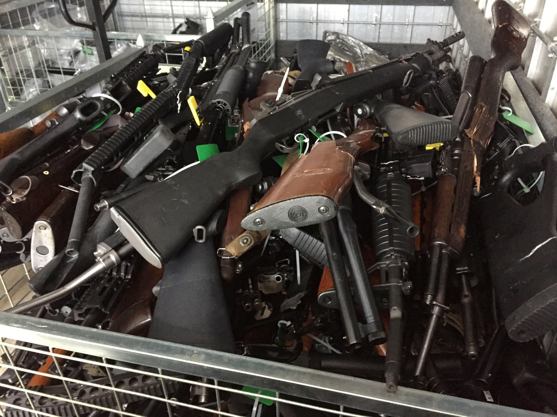 About 60,000 firearms were collected as part of the gun buy-back programme following gun law reform in 2019.