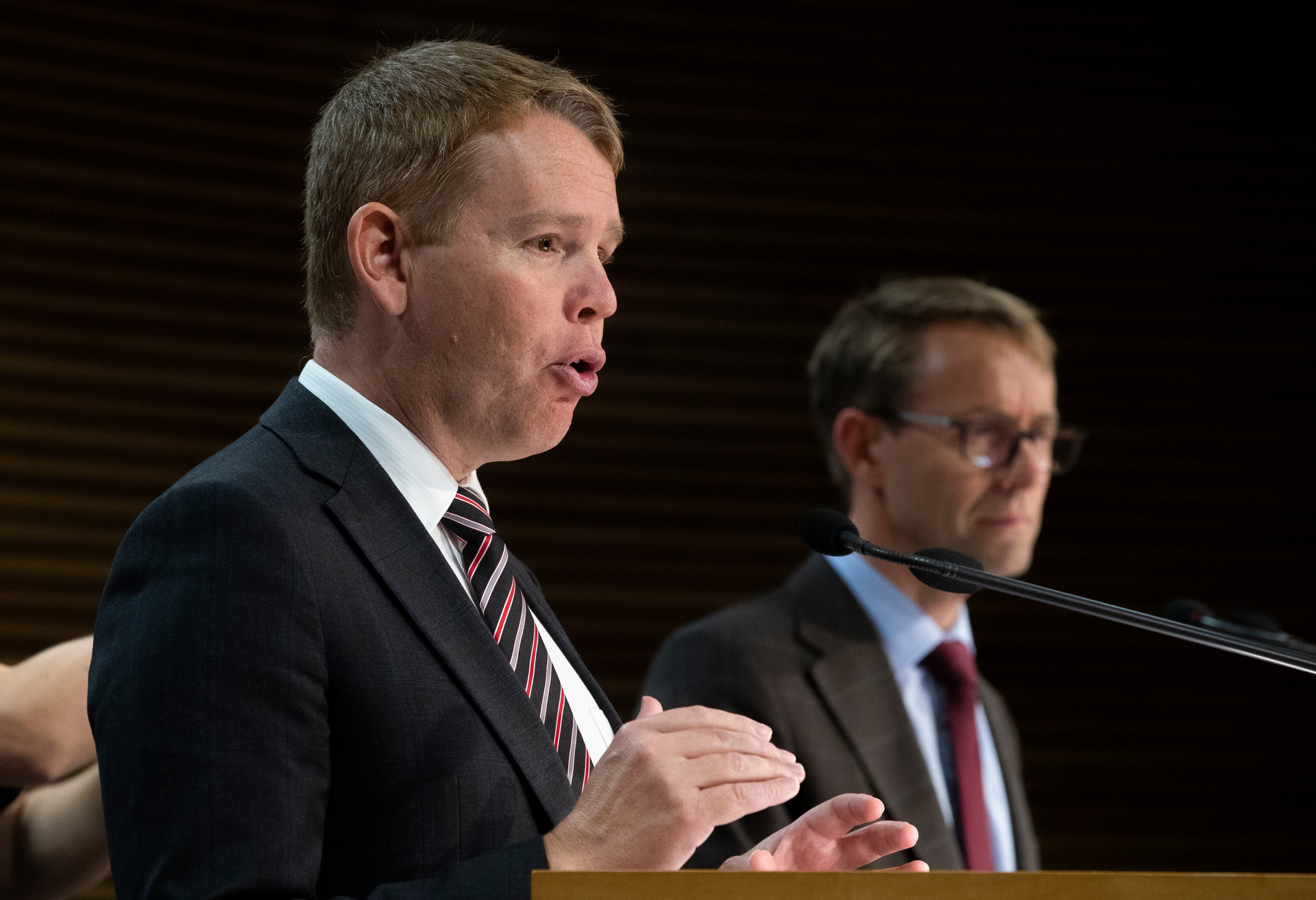 Covid-19 Response Minister Chris Hipkins says any travel restrictions have to be balanced by safety needs. Photo / Mark Mitchell
