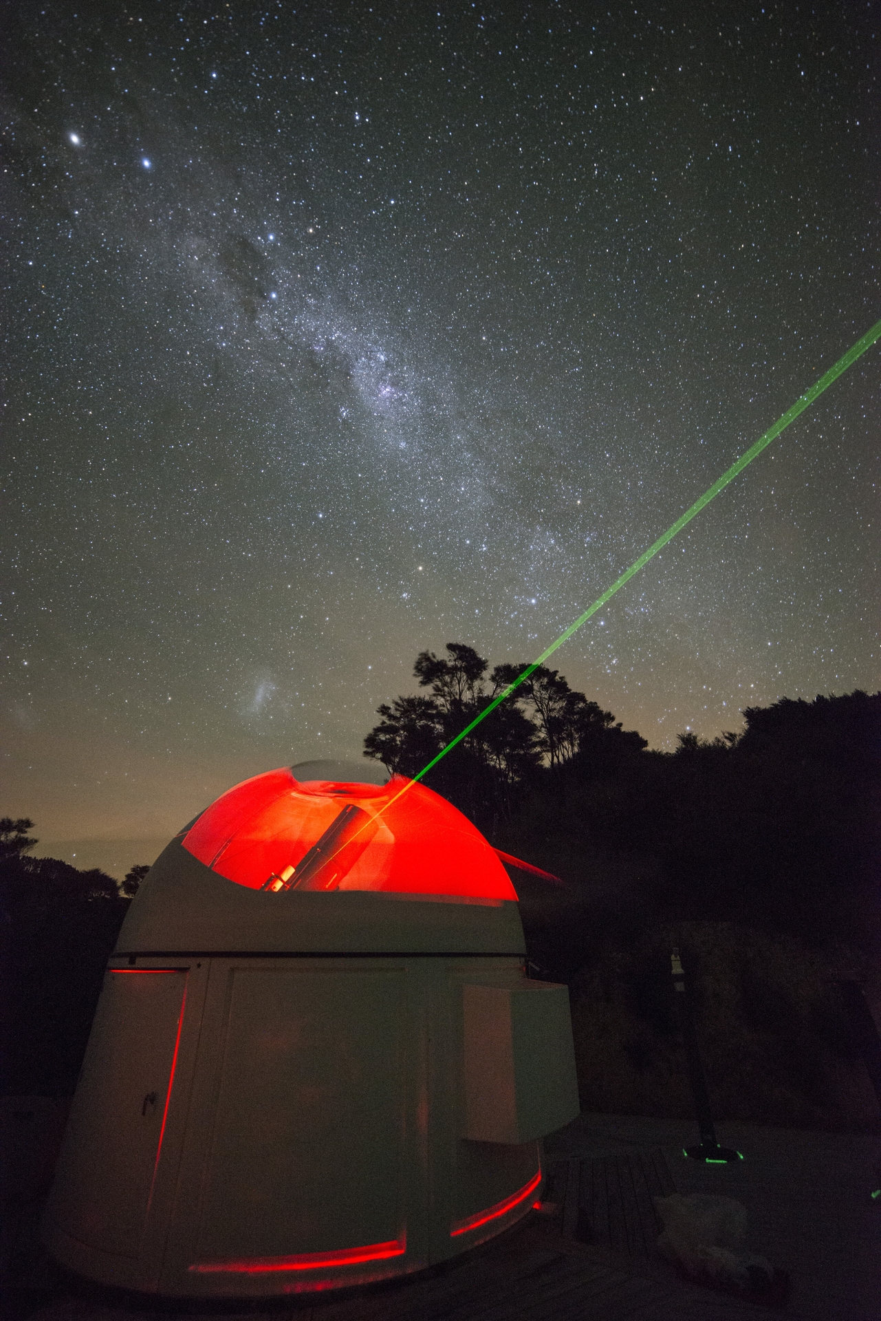 The observatory at Stargazers Lodge, Coromandel, is the perfect setting for the astro-curious. Photo / supplied