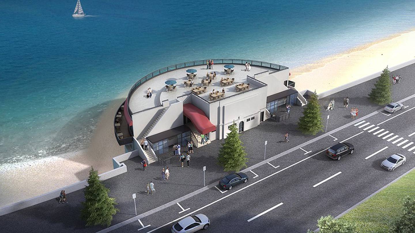An artist's impression of the Oriental Bay Rotunda. Photo / Supplied