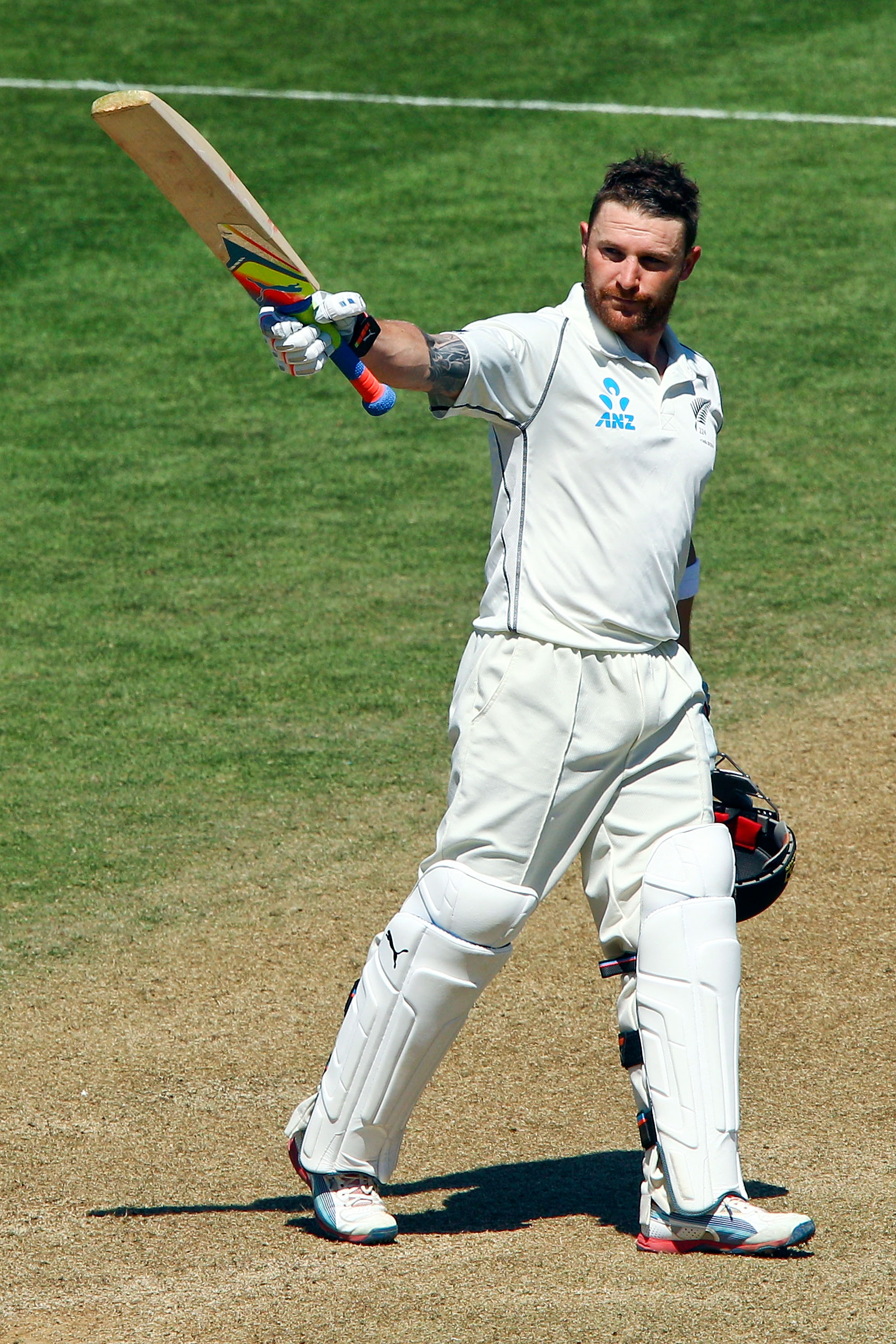 Brendon McCullum will return to Hagley Oval - where he blazed a stunning 195 against Sri Lanka last Boxing Day -  for one of his final matches wearing the silver fern. Photo / Getty Images