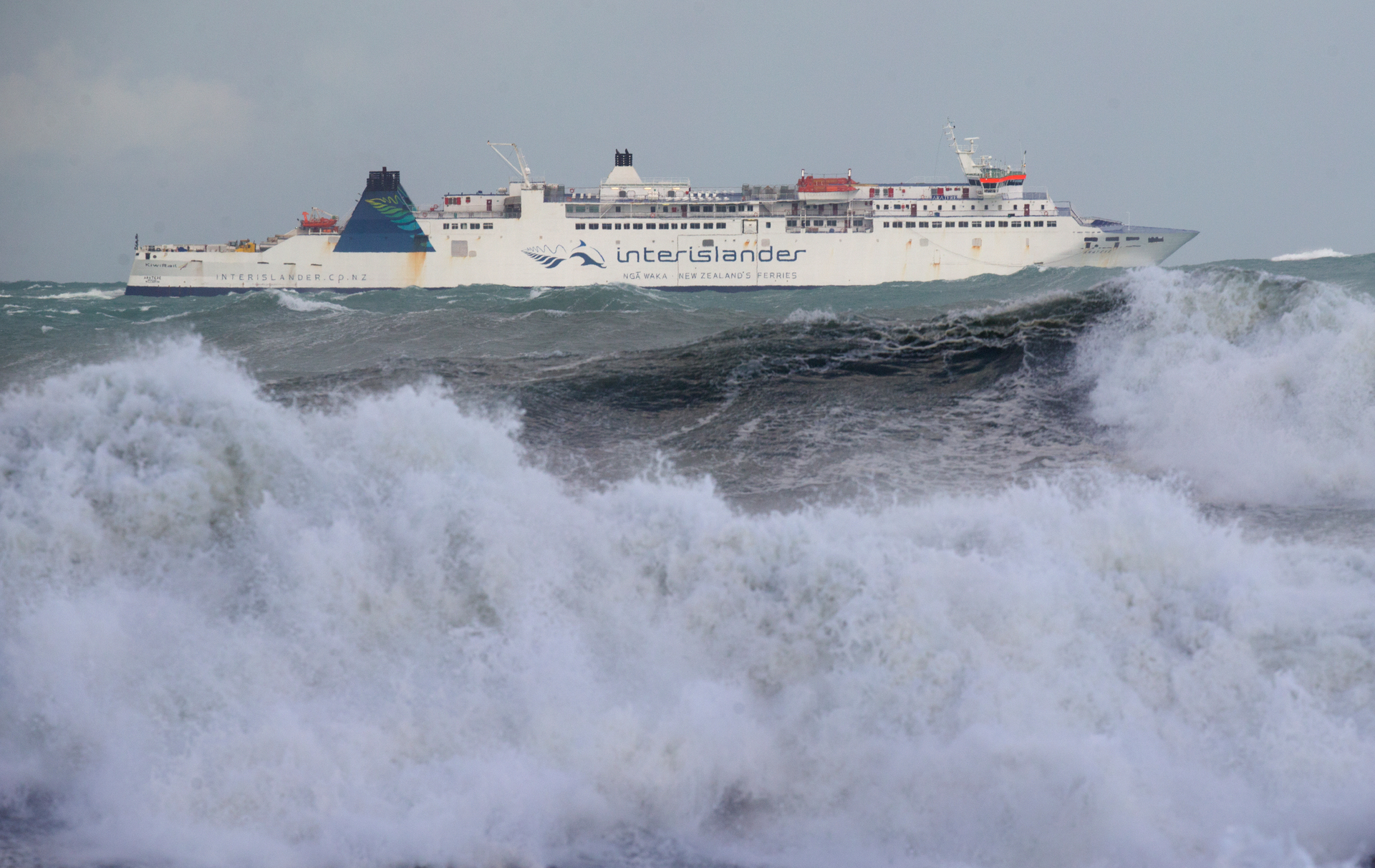 KiwiRail's existing Interislander fleet of three ferries is ageing, more prone to unexpected breakdowns, and systems onboard are becoming obsolete. Photo / Mark Mitchell