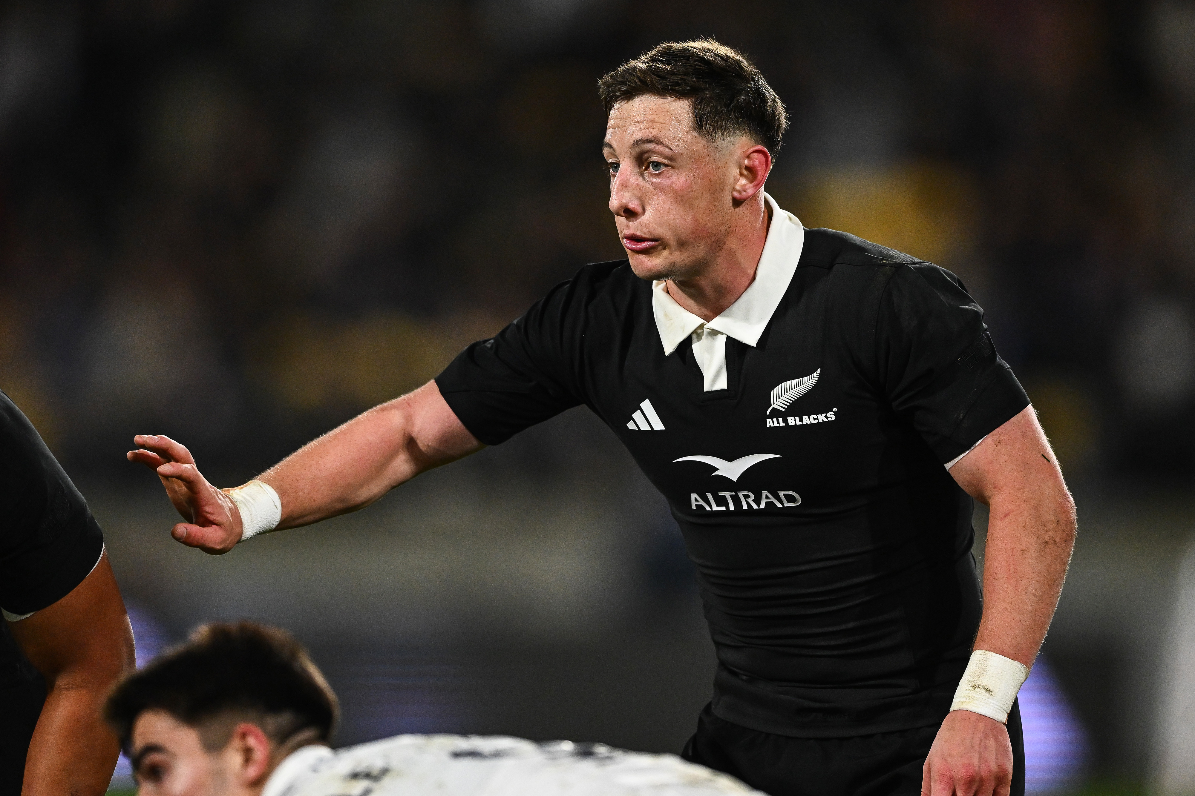 Cam Roigard missed the opening four rounds of the Rugby Championship after fracturing his foot in July. Photo / Photosport