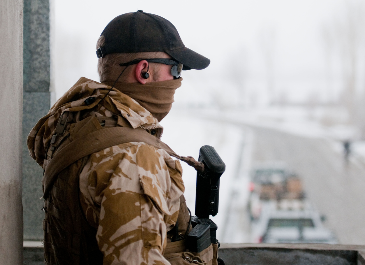 NZDF marksman on duty in Bamiyan, Afghanistan. Photo / Supplied