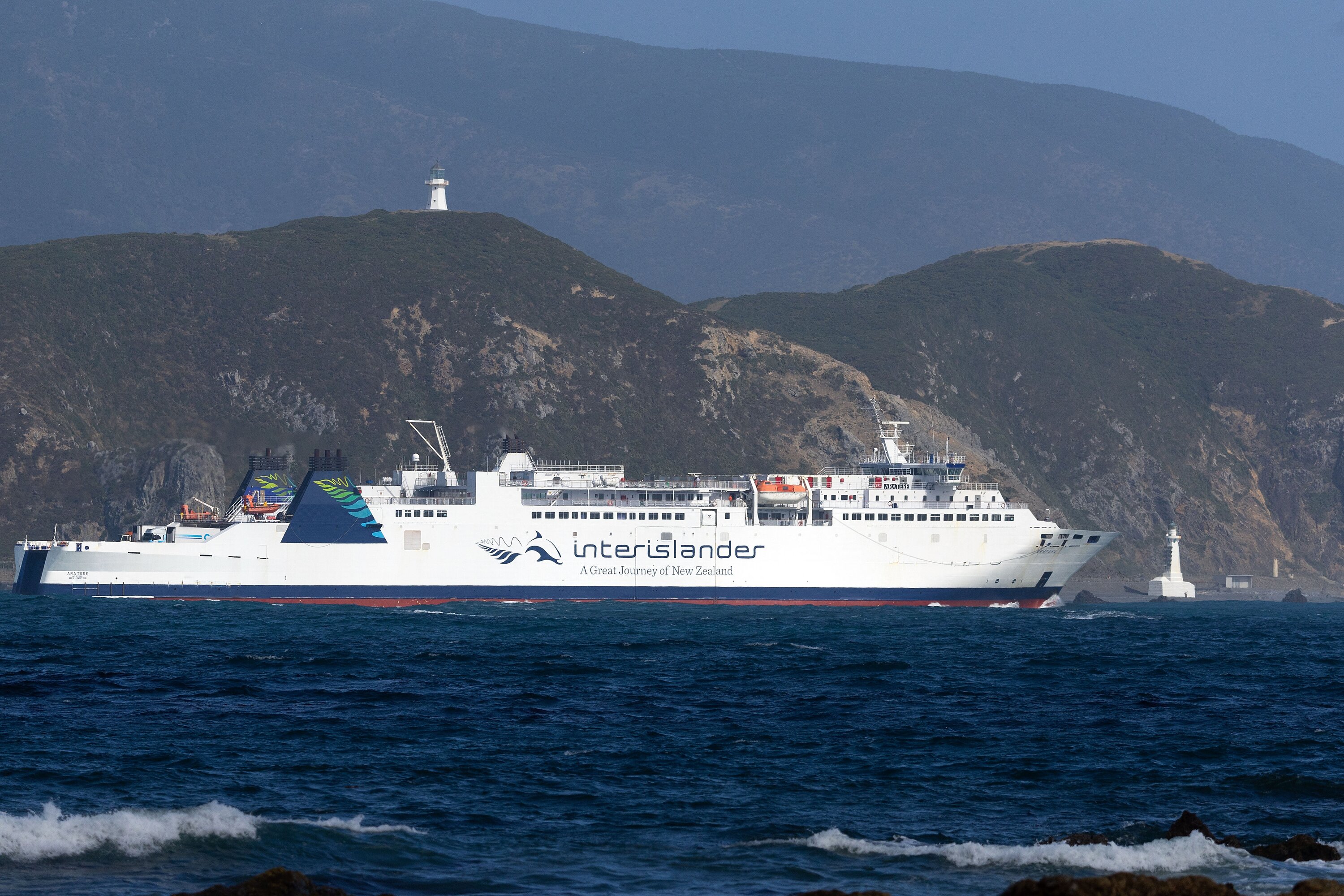 Aratere is Interislander's only rail-enabled ship. Photo / Marty Melville