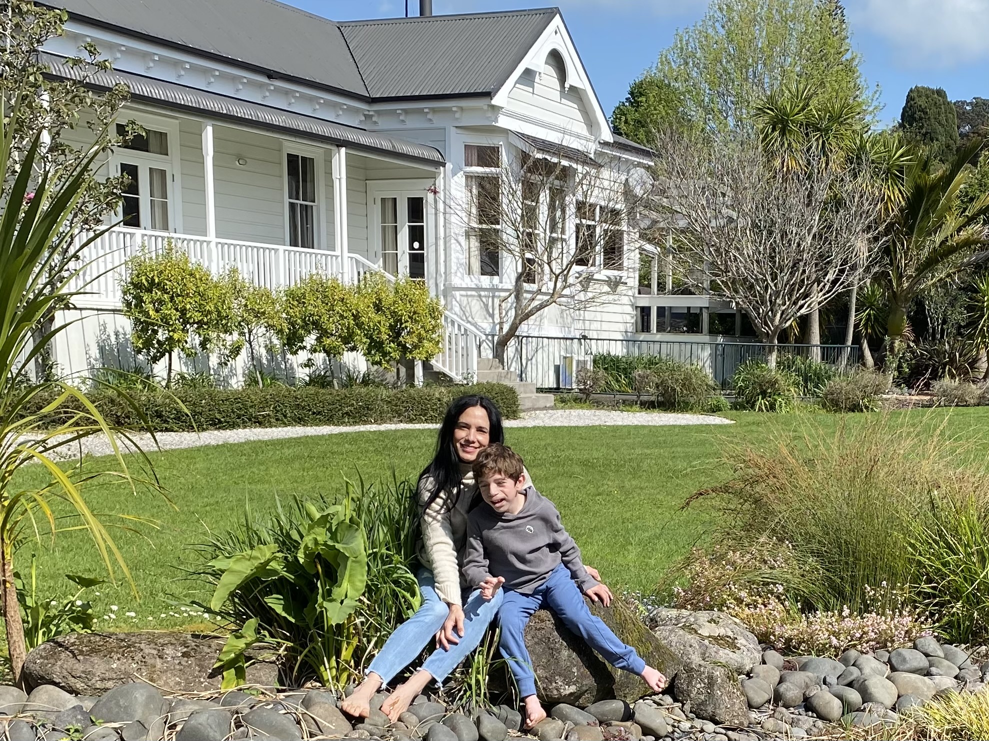 Medicinal cannabis advocate and Auckland mother Katy Thomas with her son Eddy.