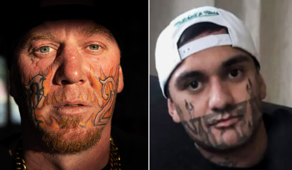 Leigh Price, left, the father of Kaoss Price, right, who was shot and killed by police two months ago in Taranaki. Photo / Mike Scott