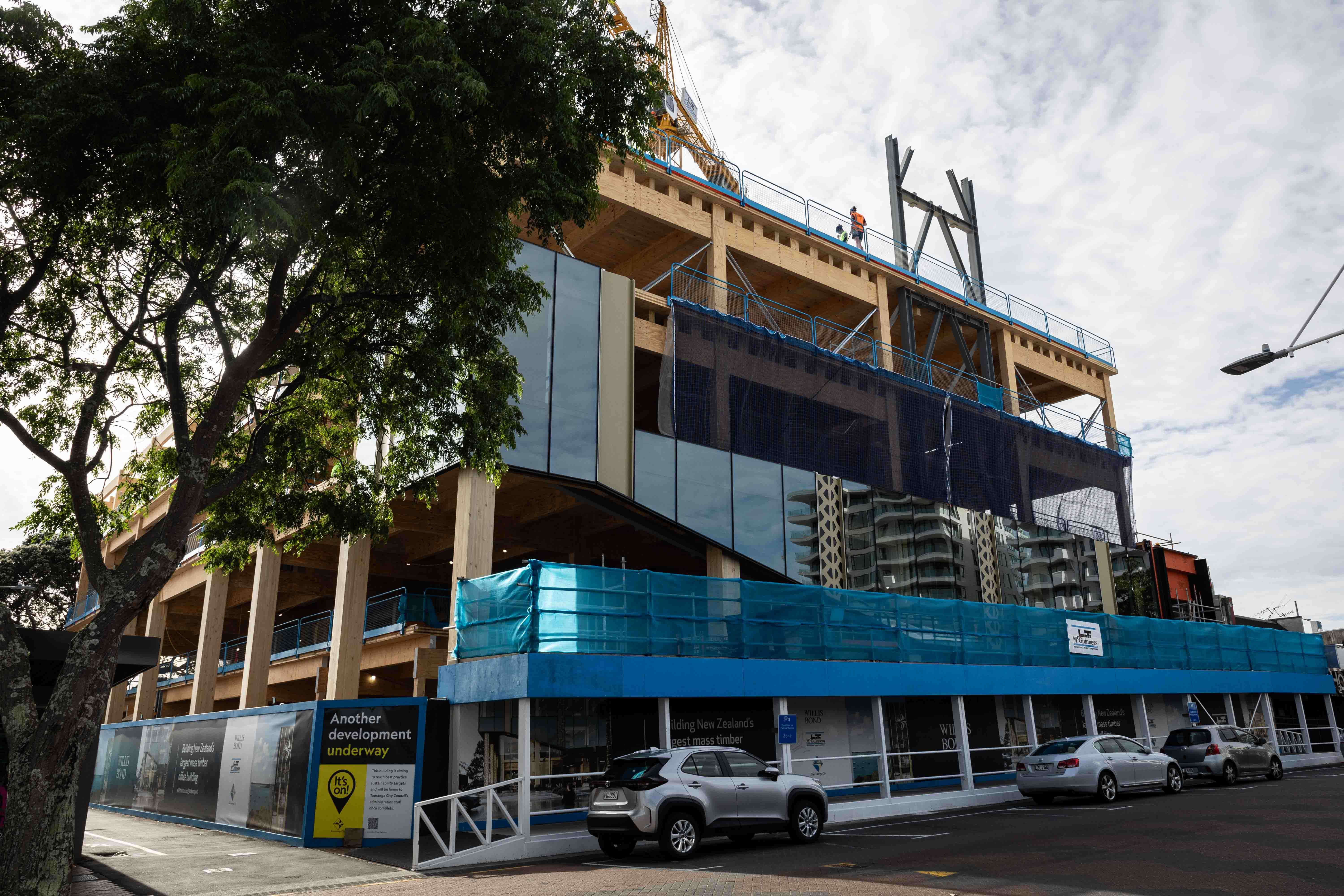 Development of 90 Devonport, which will become Tauranga City Council’s new office.  Photo / Alex Cairns