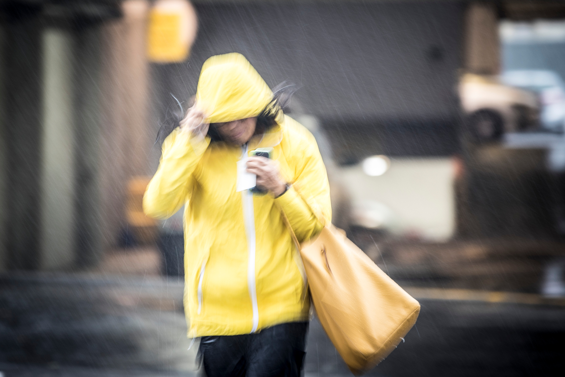 Heavy rain and strong winds are expected over a vast region of southern and central New Zealand over the weekend. Photo / Michael Craig