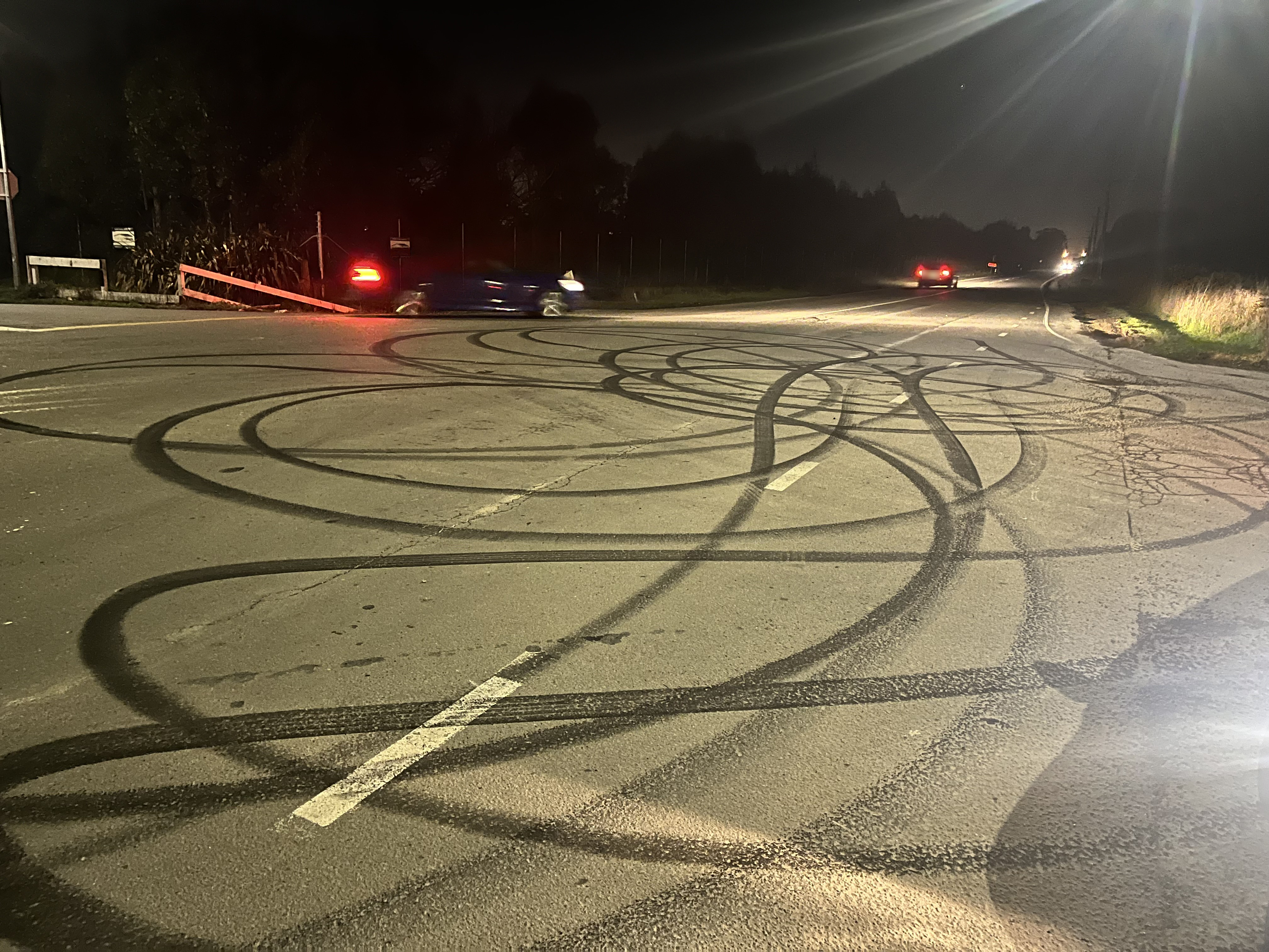 Cars were impounded when police cracked down on eight boy racer meets in Christchurch and Rolleston. Photo / New Zealand Police