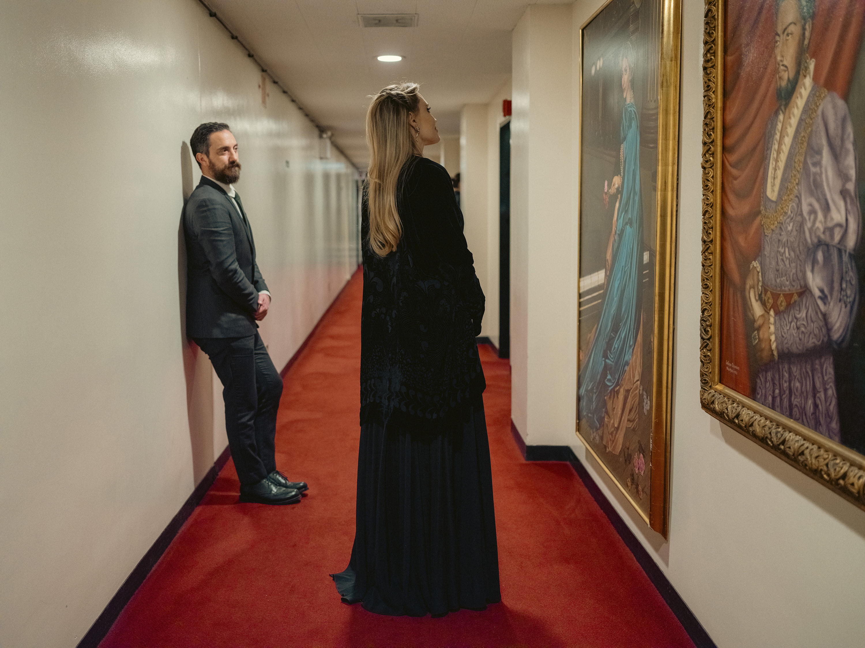 Diva on diva: “They really got her hands,” Jolie said of Callas’s portrait. “I love that.” Photo / Sasha Arutyunova, The New York Times