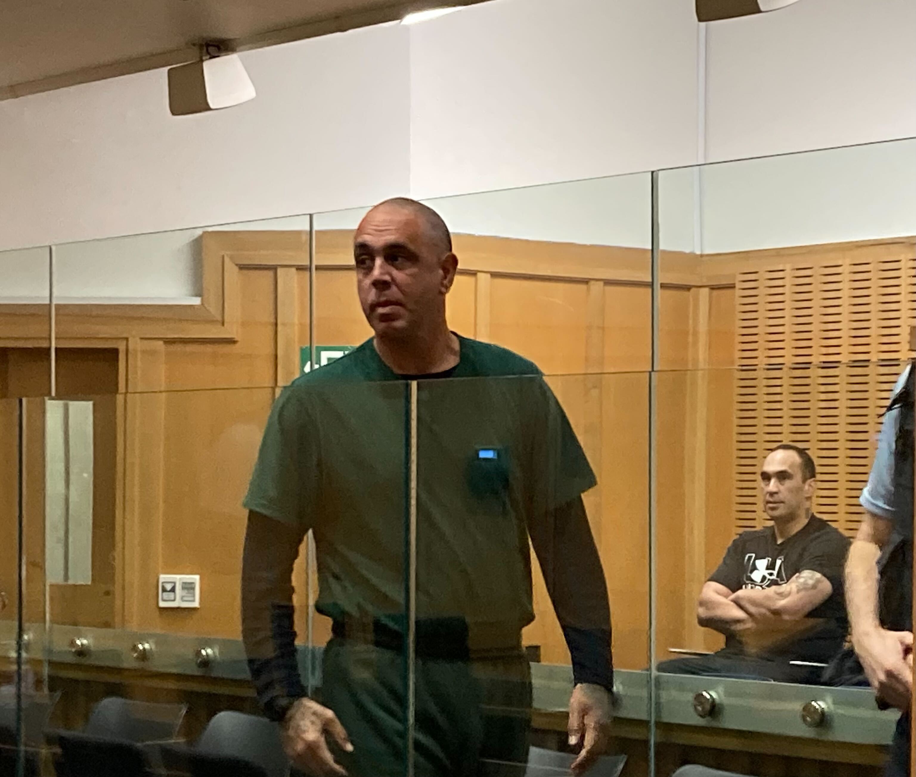 Mark Anthony Griffiths, 53, enters the dock in the High Court at Hamilton for sentencing on drug charges in relation to the police's Operation Oakville. Photo / Belinda Feek