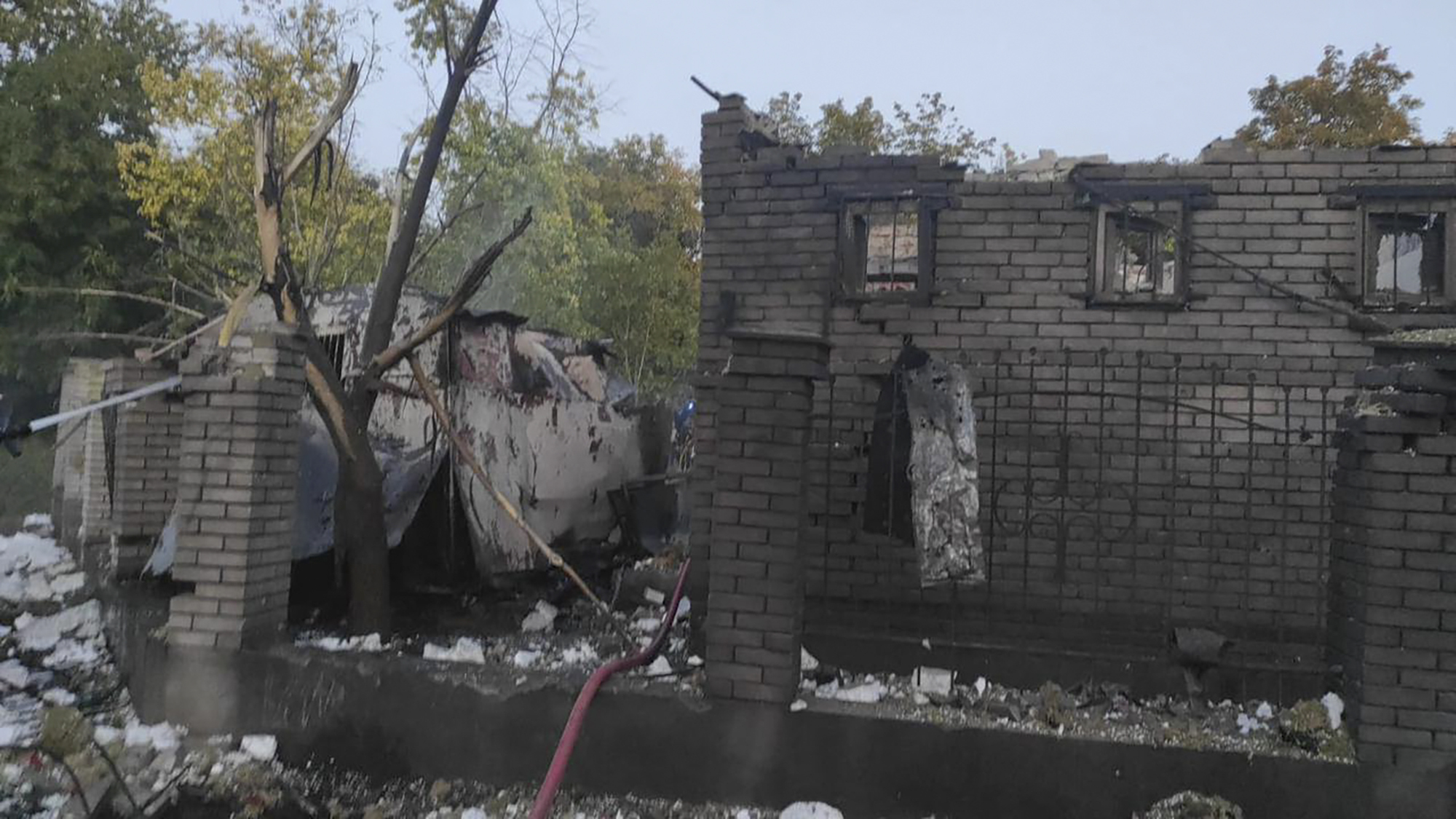 In this photo provided by the Zaporizhzhia administration Press Office, rescuers work on the scene of a building damaged after Russian missile strikes in Zaporizhzhia, Ukraine. Photo / AP