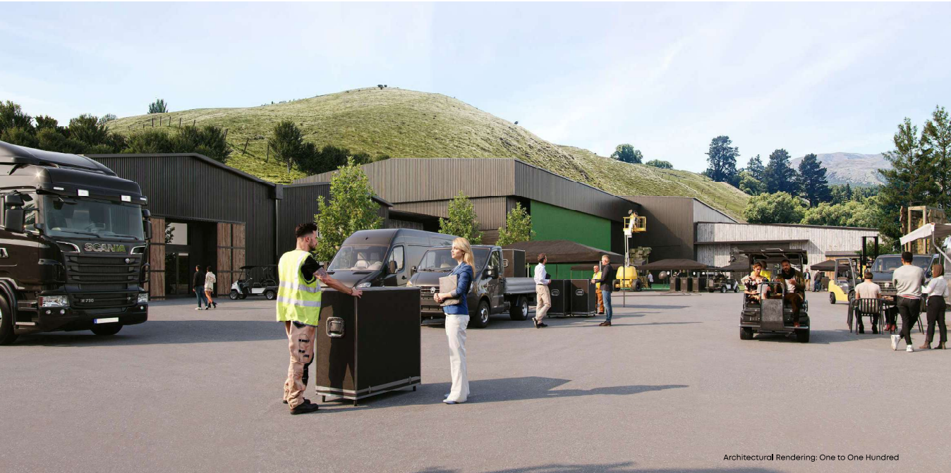 The proposed Ayrburn screen hub would include two sound stages and production facilities on a 26ha site.
