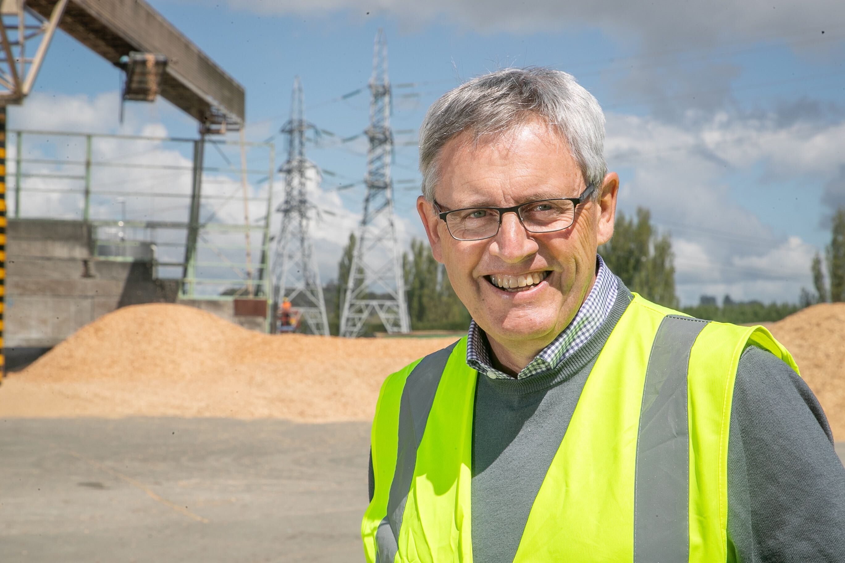 Pan Pac general manager Tony Clifford at the Whirinaki plant. Photo / Warren Buckland