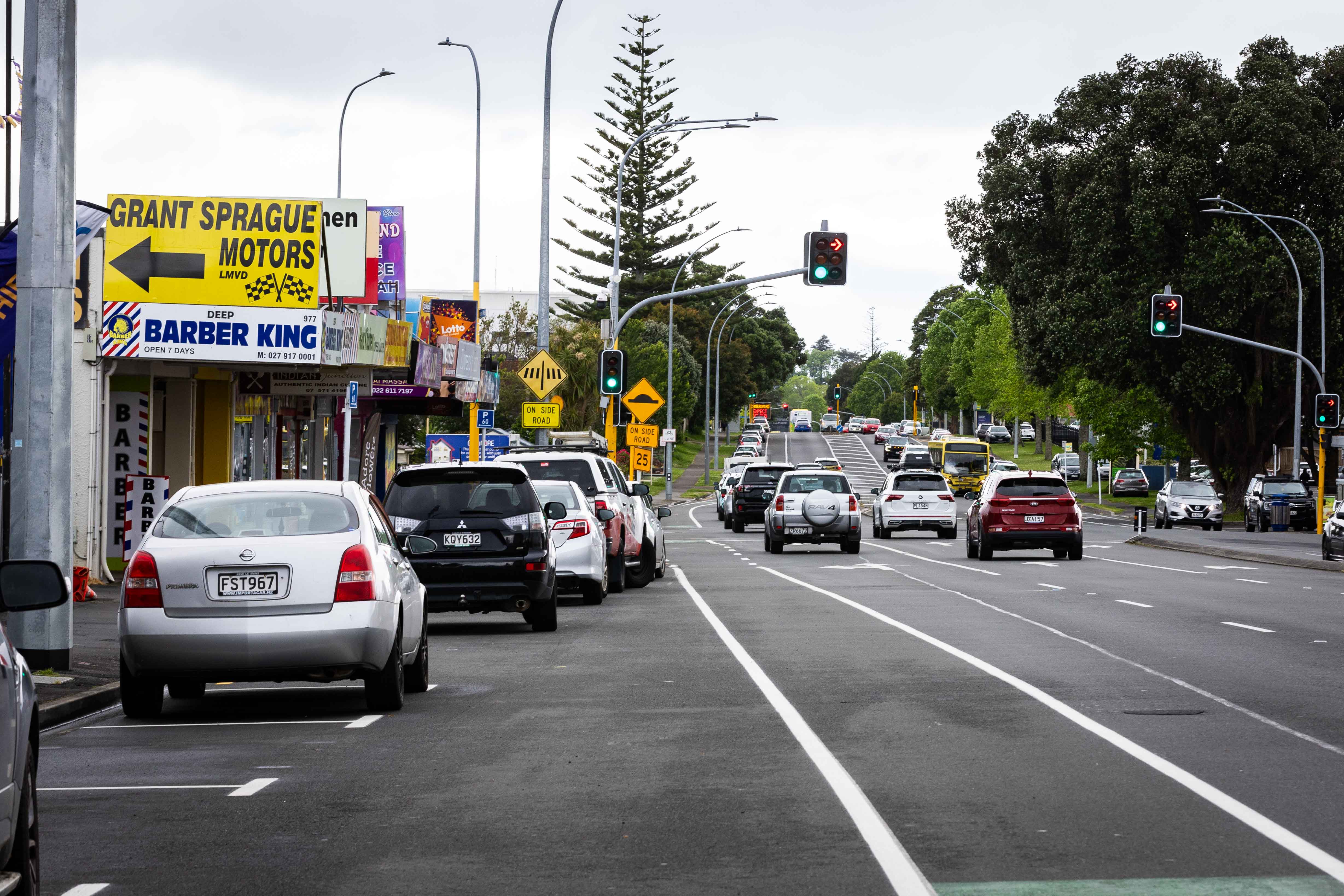 Cameron Rd looking towards the intersection of 23rd Ave, which is in the area for stage two of the upgrade. Photo / Alex Cairns