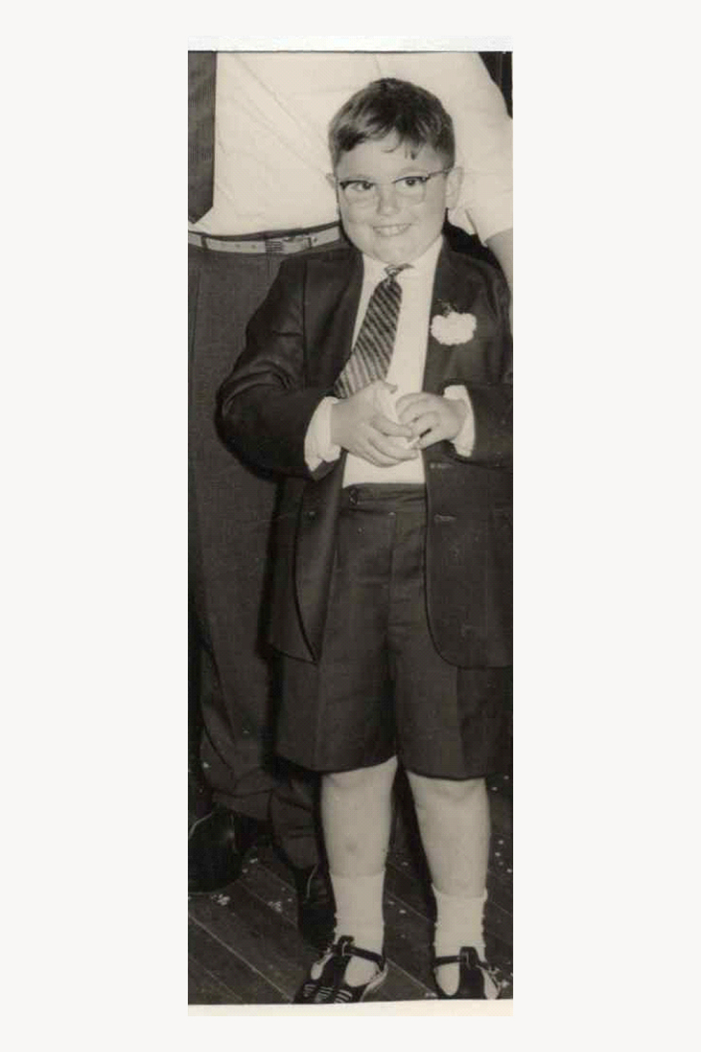 Attending his brother's wedding as a child was his first fashion memory.