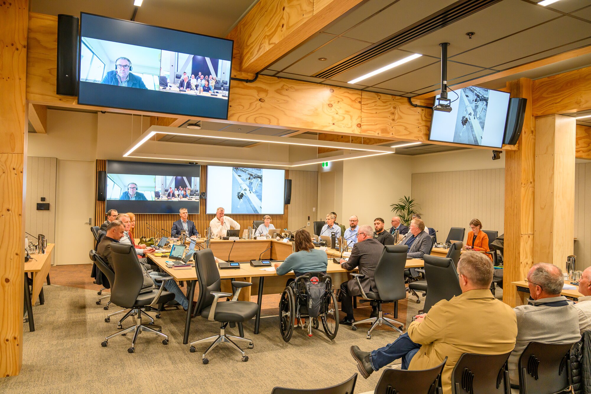 Tauranga City Council during Annual Plan deliberations this week. Photo / David Hall