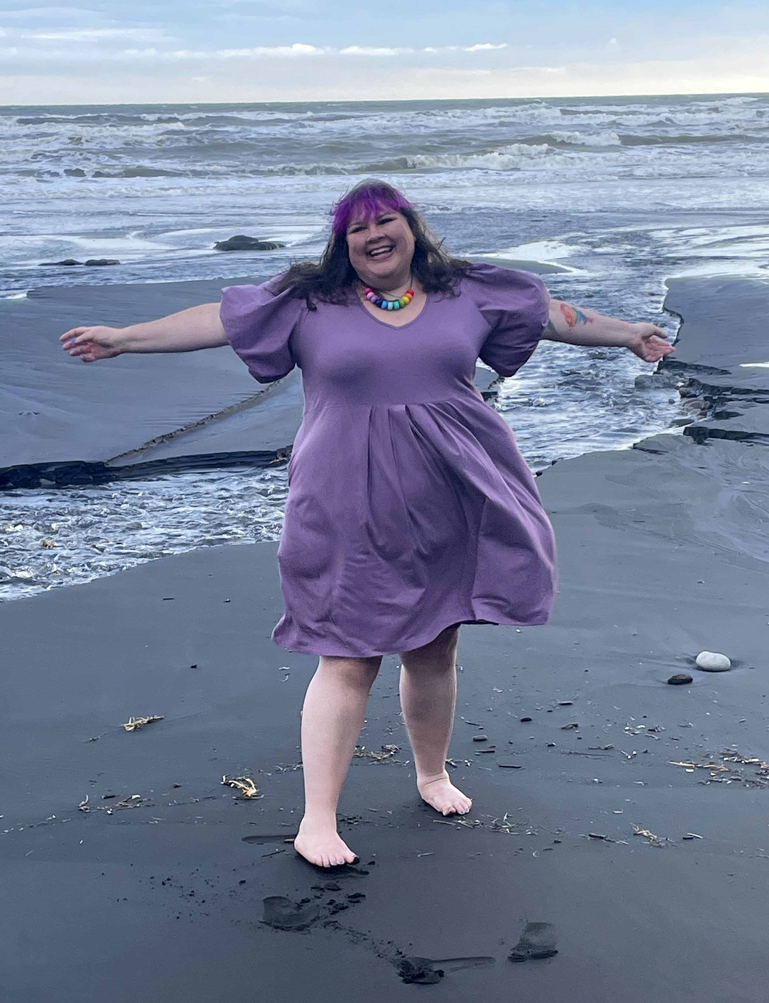 Joanna McLeod, fat activist and founder of fashion brand House of Boom. Photo / Nick Russell