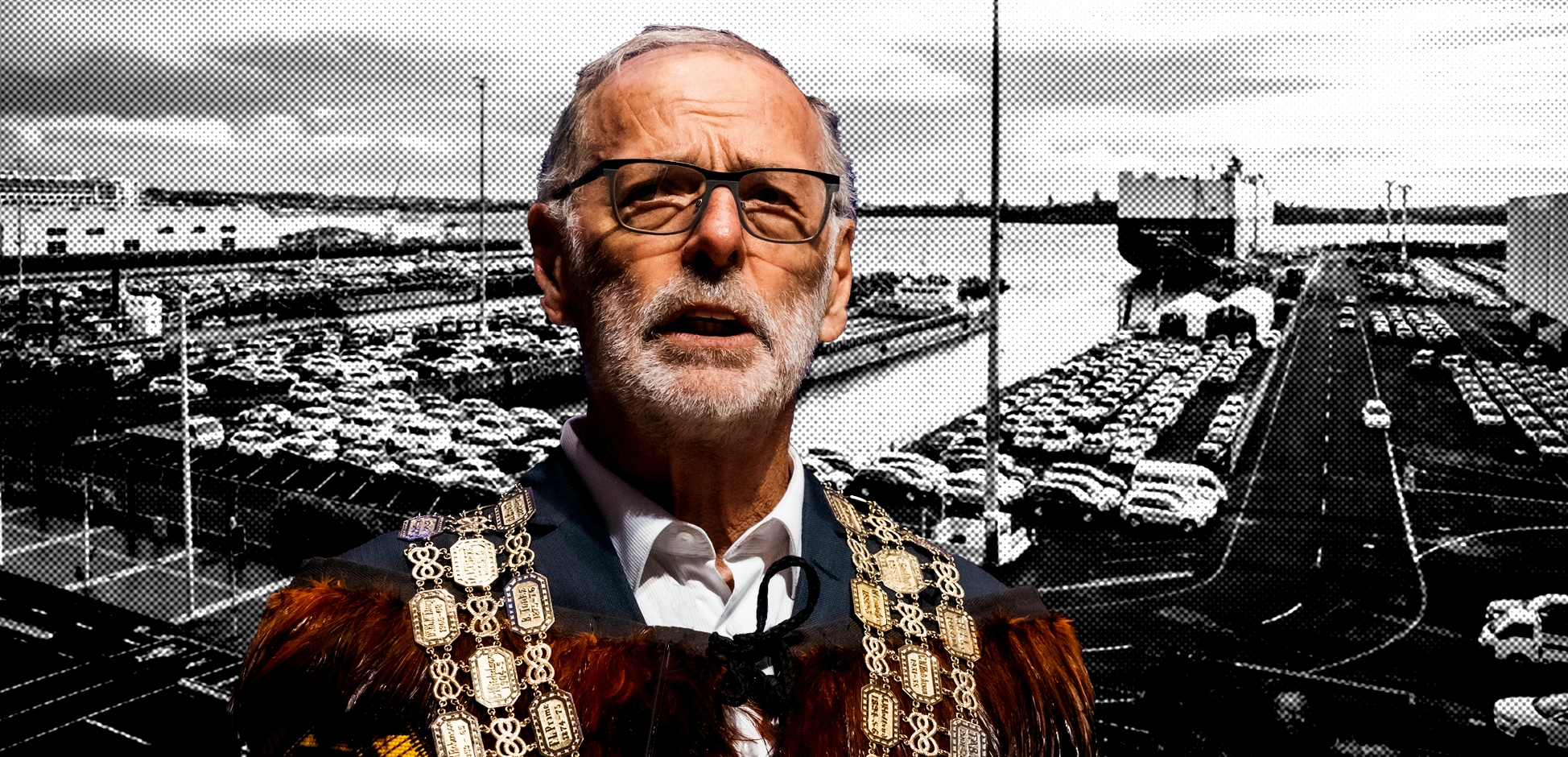 Auckland Mayor Wayne Brown plans a long-term lease for Port of Auckland as a cornerstone for the Auckland Future Fund. Photo / Jay Farnworth, Michael Craig
