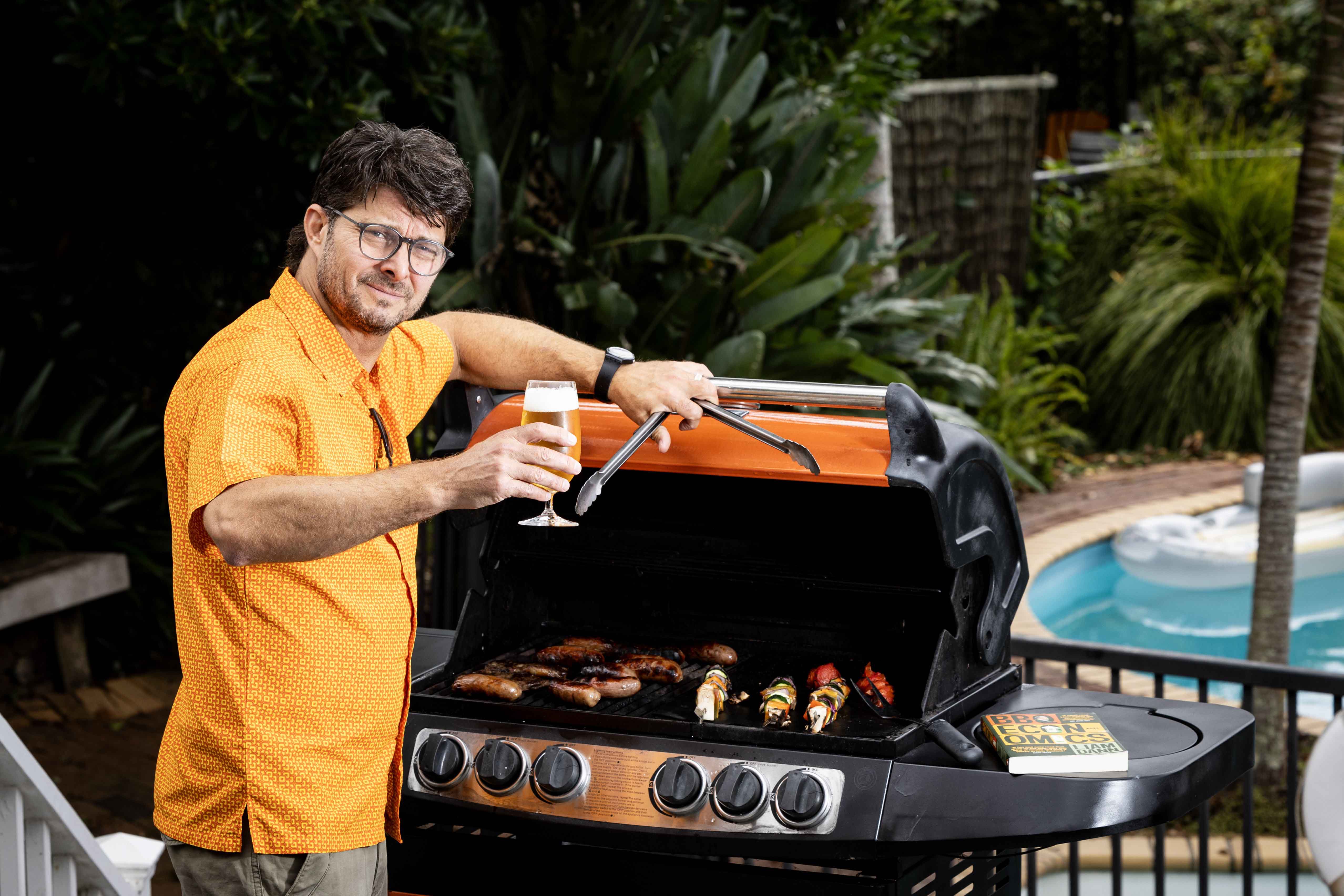 New Zealand Herald Business Editor at Large Liam Dann is releasing his first book, BBQ Economics - How money works and why it matters. Photo / Jason Oxenham