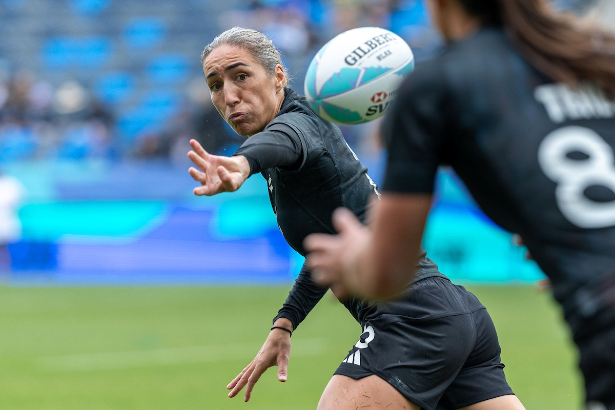 Black Ferns Sevens player Sarah Hirini at the Los Angeles Sevens. Photo / Photosport