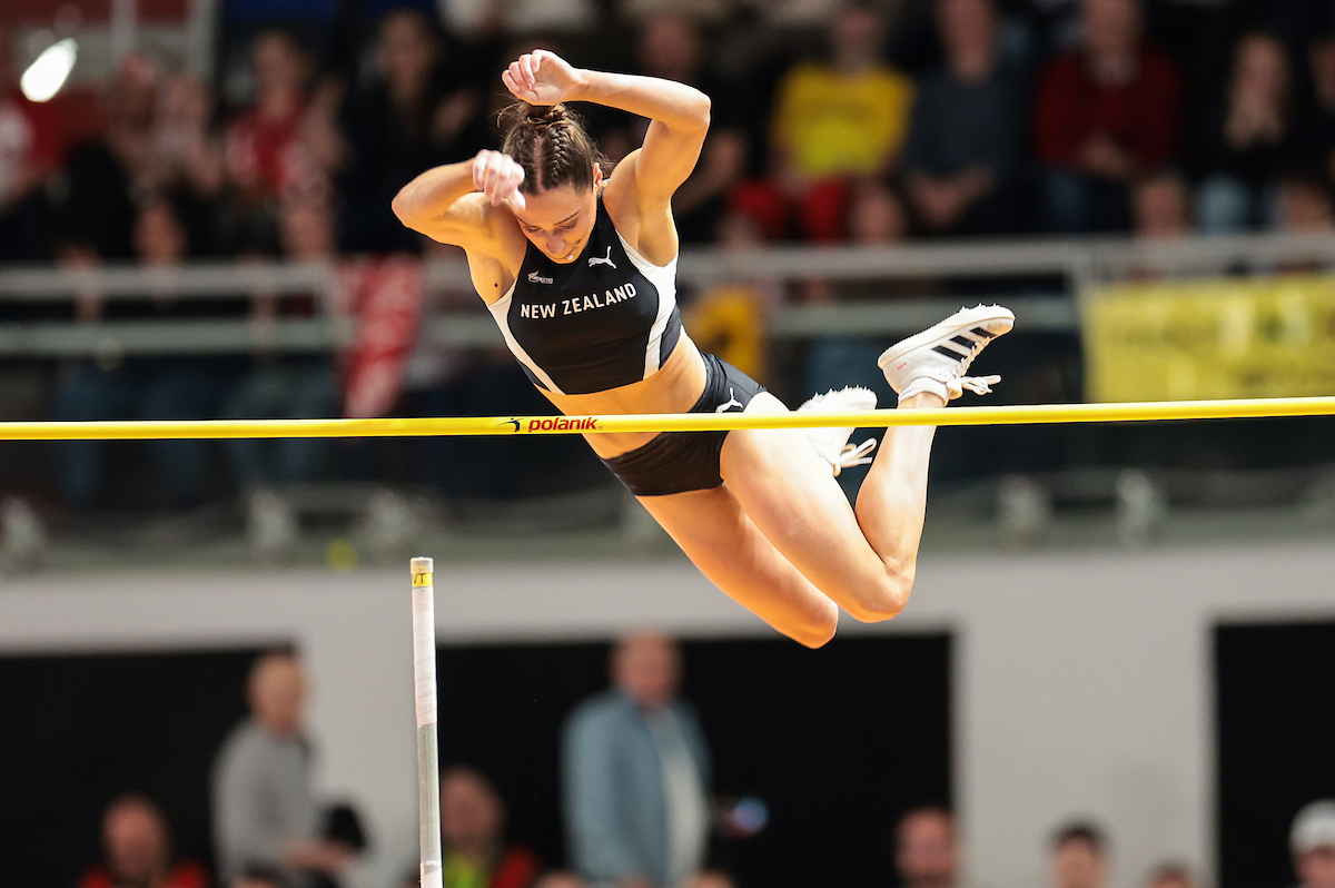 New Zealand pole vaulter Imogen Ayris finished second in Rabat. Photo / ©INPHO, Morgan Treacy, Photosport