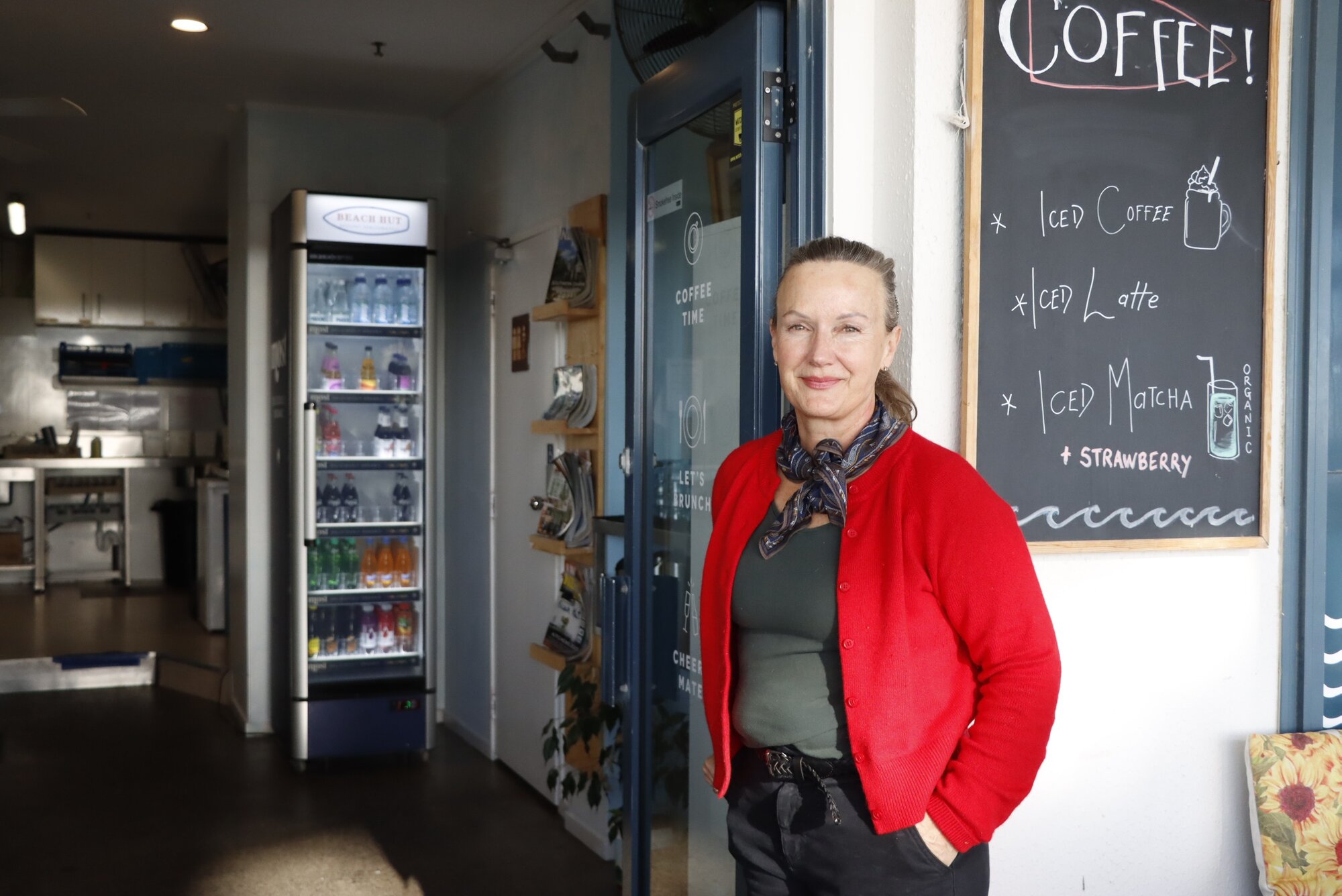 Lital Cafe owner Michelle Craig wants council help to weather the commercial effects of the landslide. Photo / Bijou Johnson
