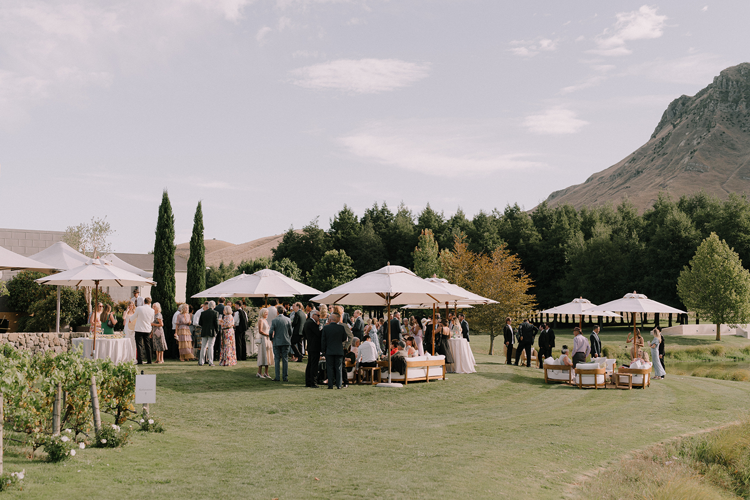 Craggy Range provided a scenic backdrop for the couple's