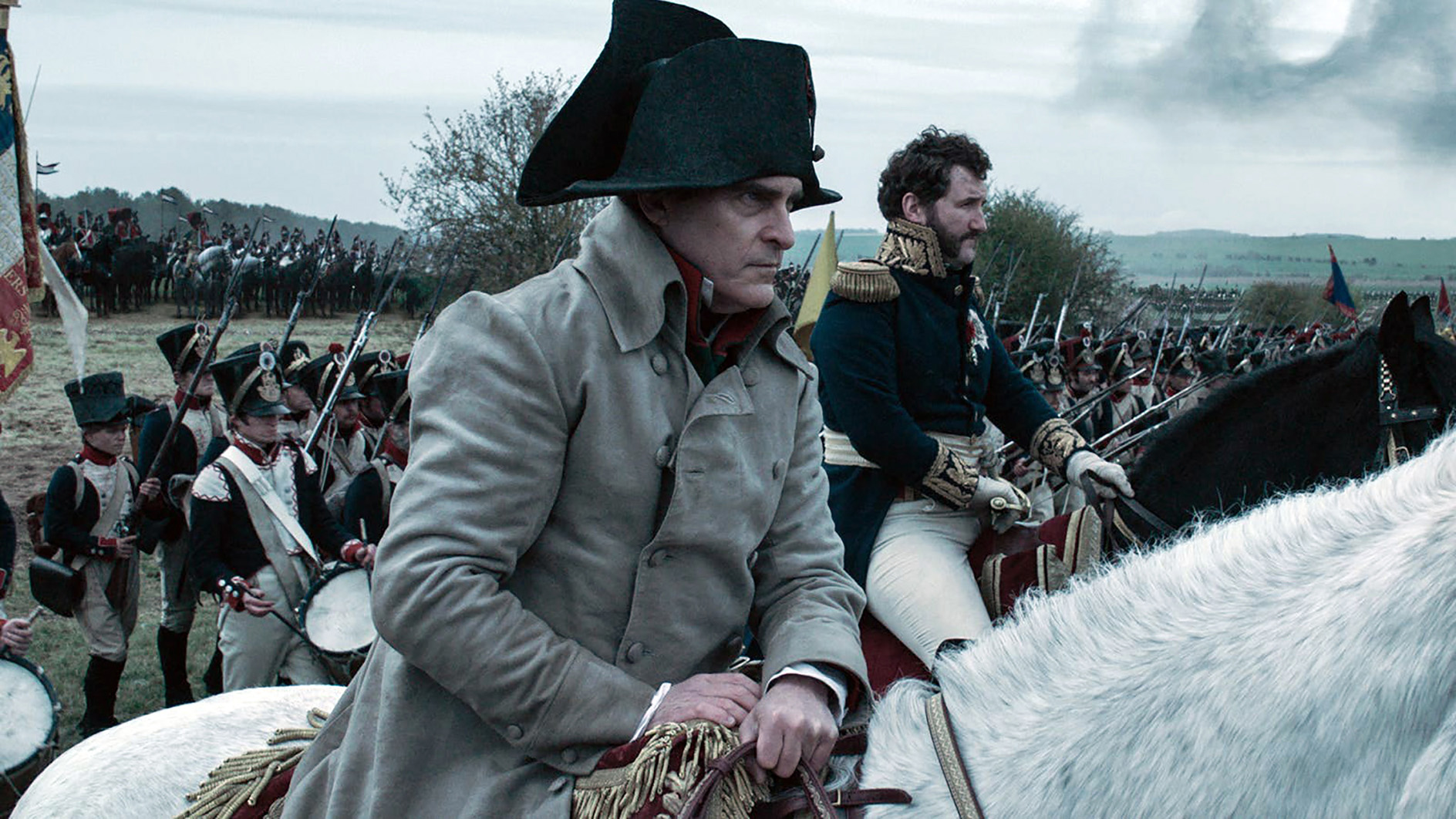 Joaquin Phoenix in Ridley Scott’s Napoleon. Photo / Supplied