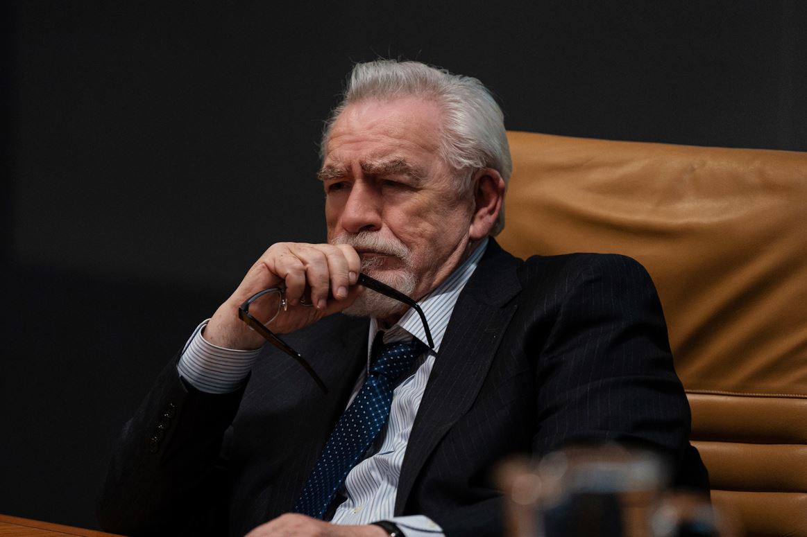 Brian Cox as Logan Roy in a scene from the series Succession. Photo / AP