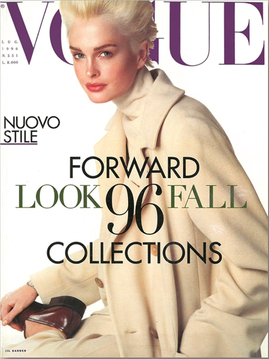 Model Kylie Bax on the cover of Vogue Italia. Photo / Supplied