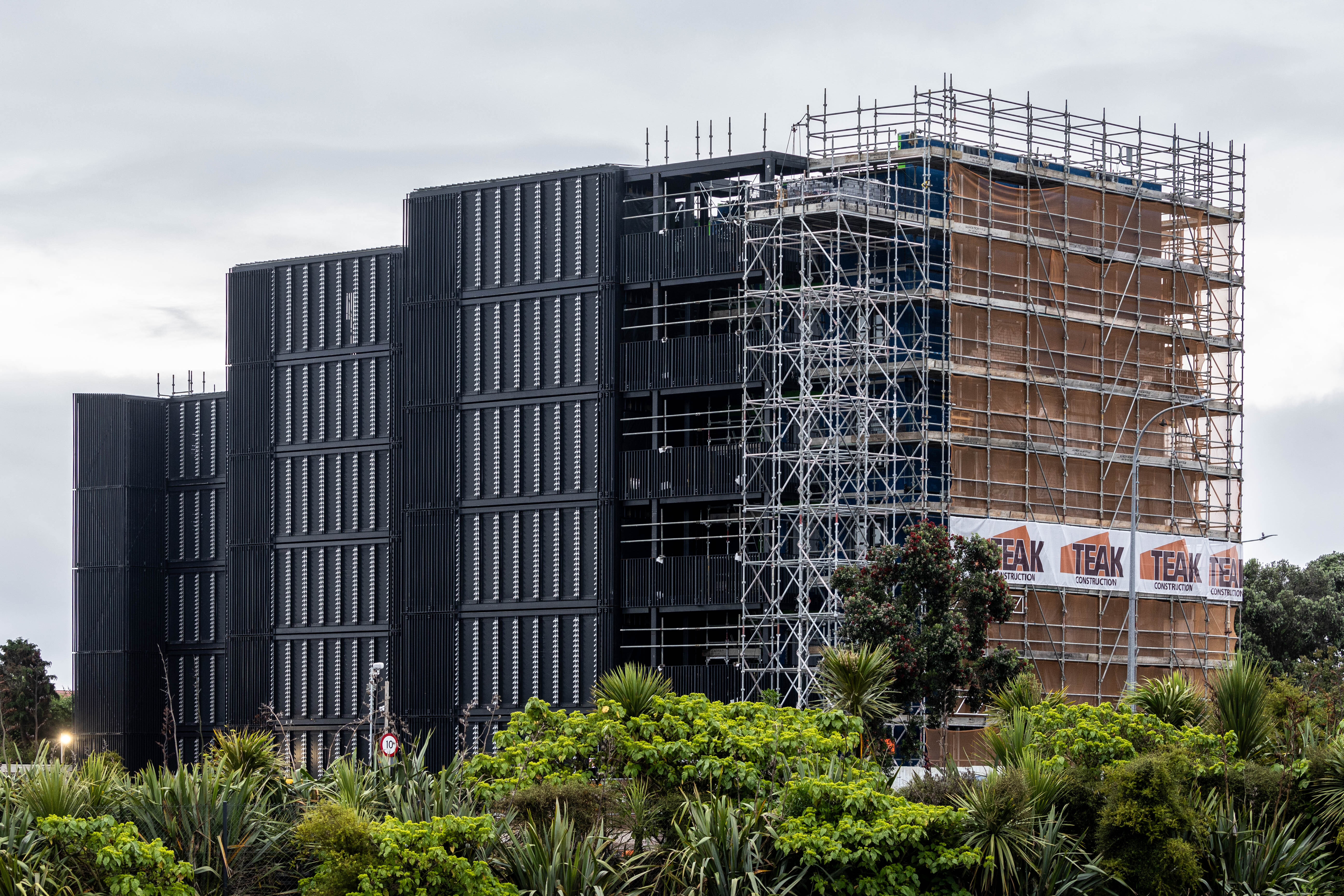 This shows work on the block, long since finished. These are the new state homes in Pt Chevalier. Photo / Michael Craig