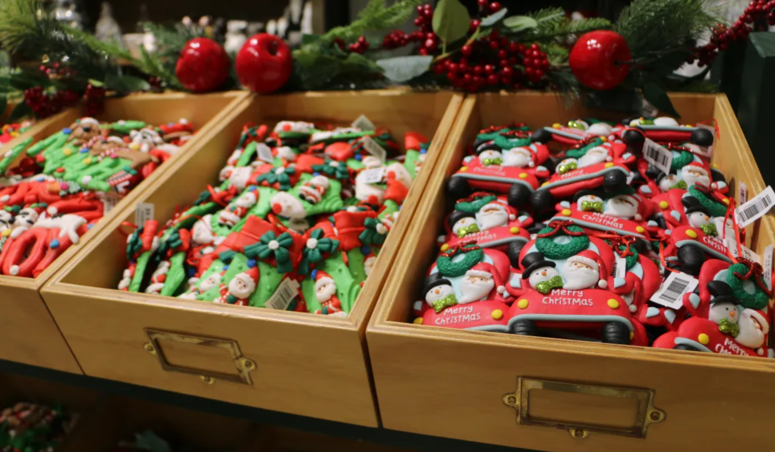 Christmas decorations at Smith and Caughey's in Auckland on 4 October 2023. Photo / Rayssa Almeida, RNZ