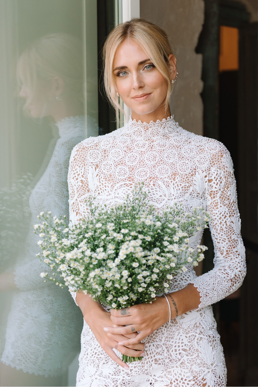 Chiara Ferragni in all her newlywed glory. Photo / L'Oreal Luxe 