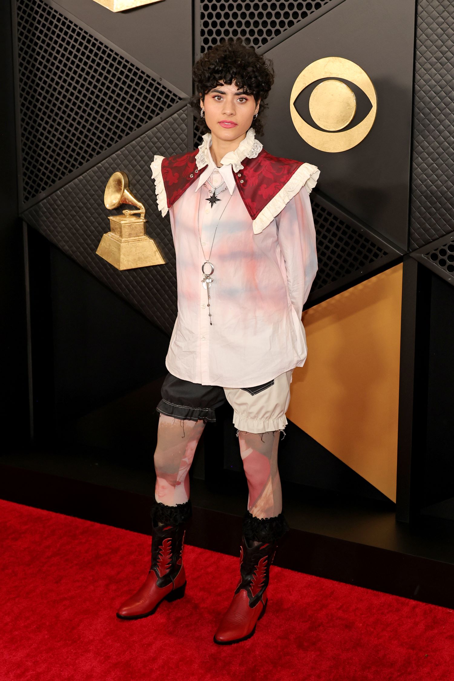 Montaigne arrives at the 66th annual Grammy Awards in Los Angeles. Photo / AP