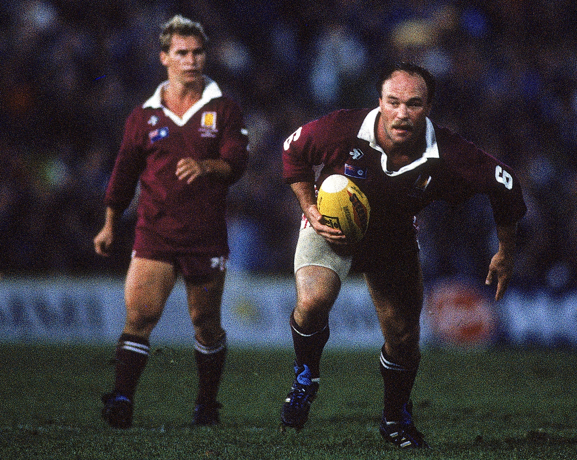 Origin legend Wally Lewis in action for Queensland. Photo / Getty Images