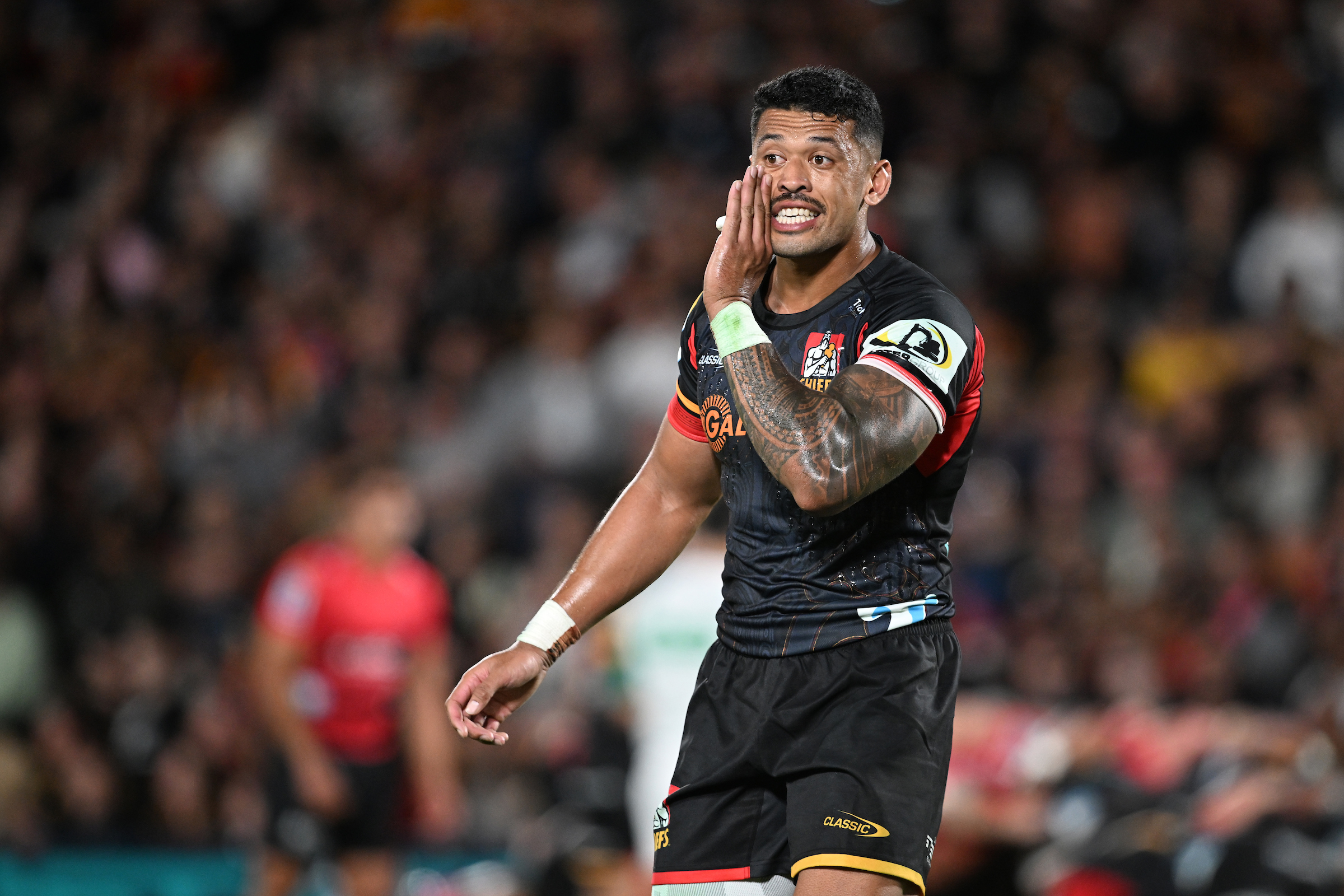 Etene Nanai-Seturo was showing some rare form before missing the loss against the Reds. Photo / Photosport