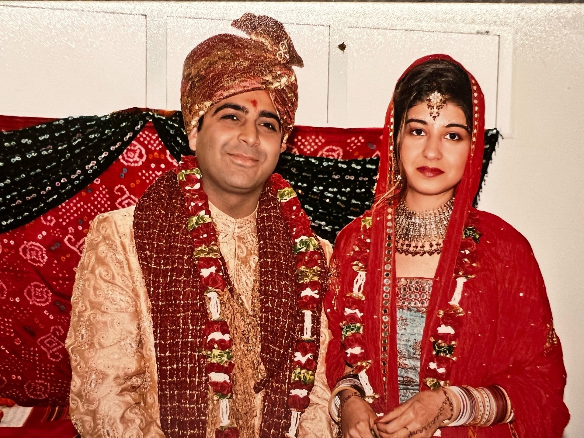 Sid and Chand Sahrawat at their December, 2006 wedding held in Wellington. Photo/Supplied