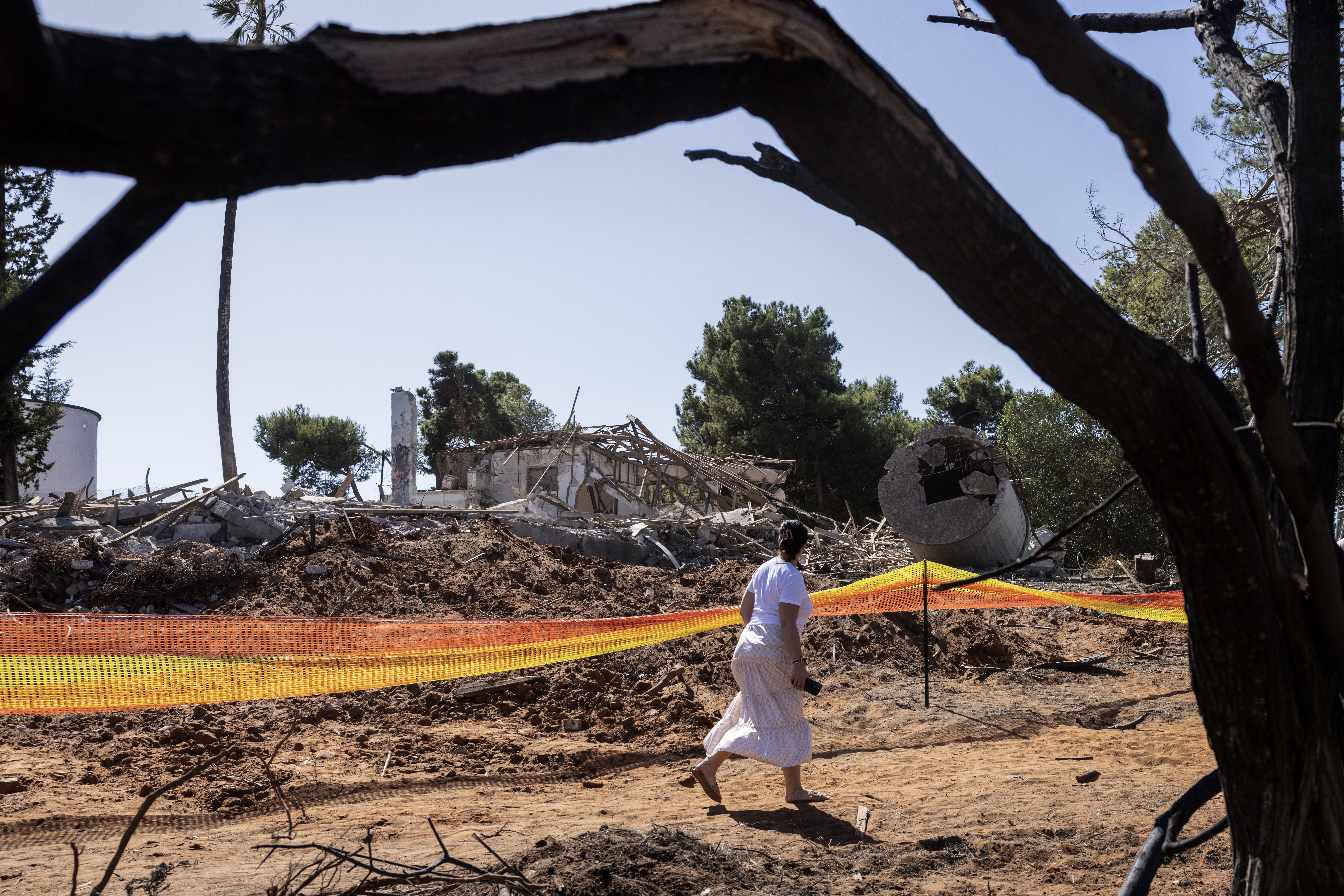 A building in Hod Hasharon, Israel, that was destroyed by Iran’s missile barrage. Photo / Washington Post