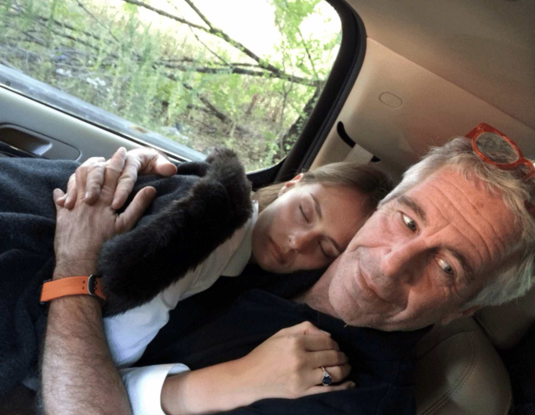 An undated image provided by the Department of Justice shows Dr Karyna Shuliak and Jeffrey Epstein. Shuliak is a native of Belarus who met Epstein when she was 21. Photo / Department of Justice via The New York Times