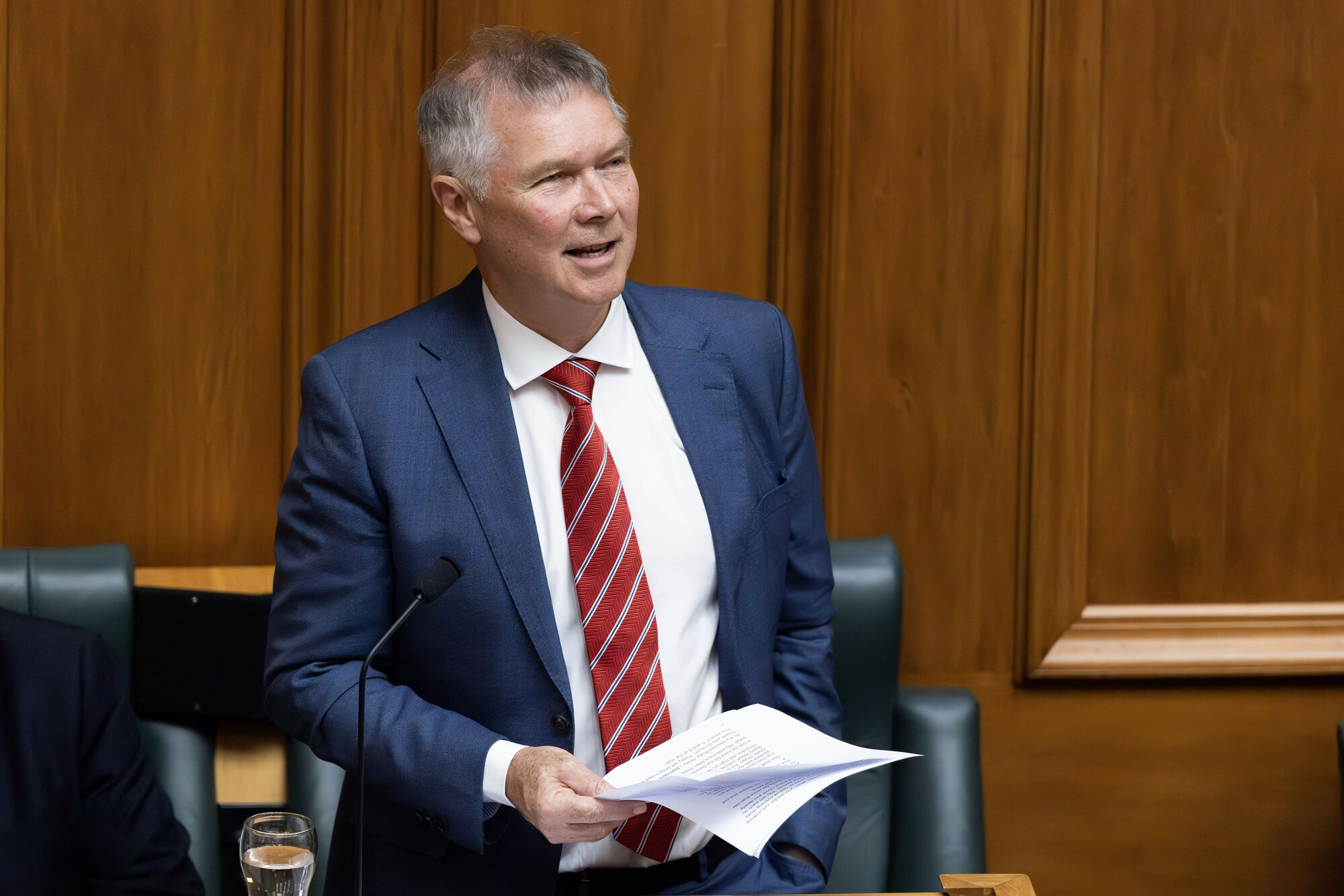  Labour MP David Parker delivers his valedictory speech in Parliament 7 May 2025. Photo / Marty Melville