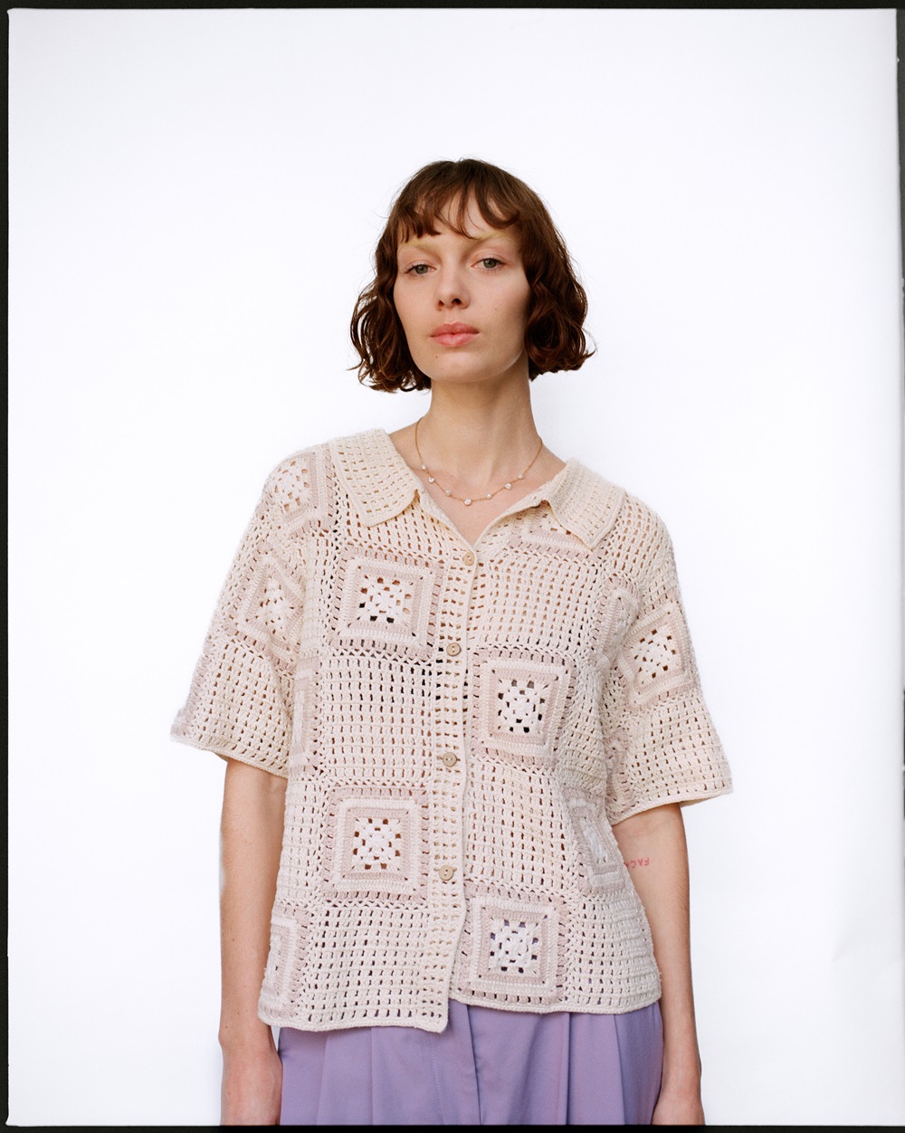 Emma Boyd wears Pharlain shirt. Photo / Rob Tennent